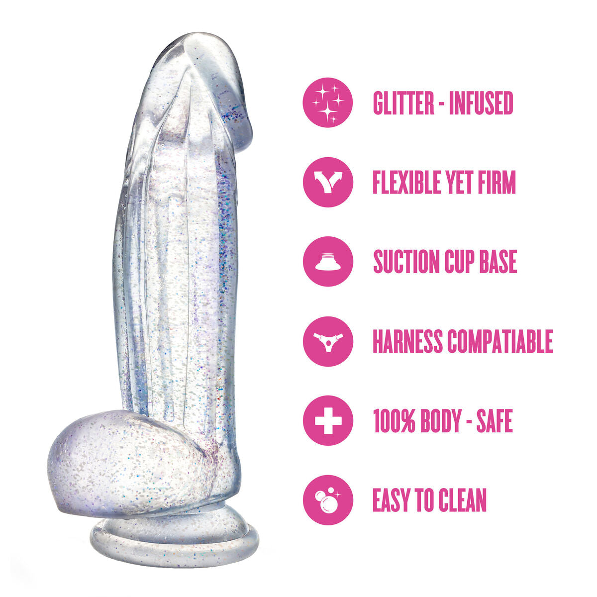 Dildo realist Blush Naturally Yours TPE Ø 5 cm (14 cm), 8, roseregalo.com