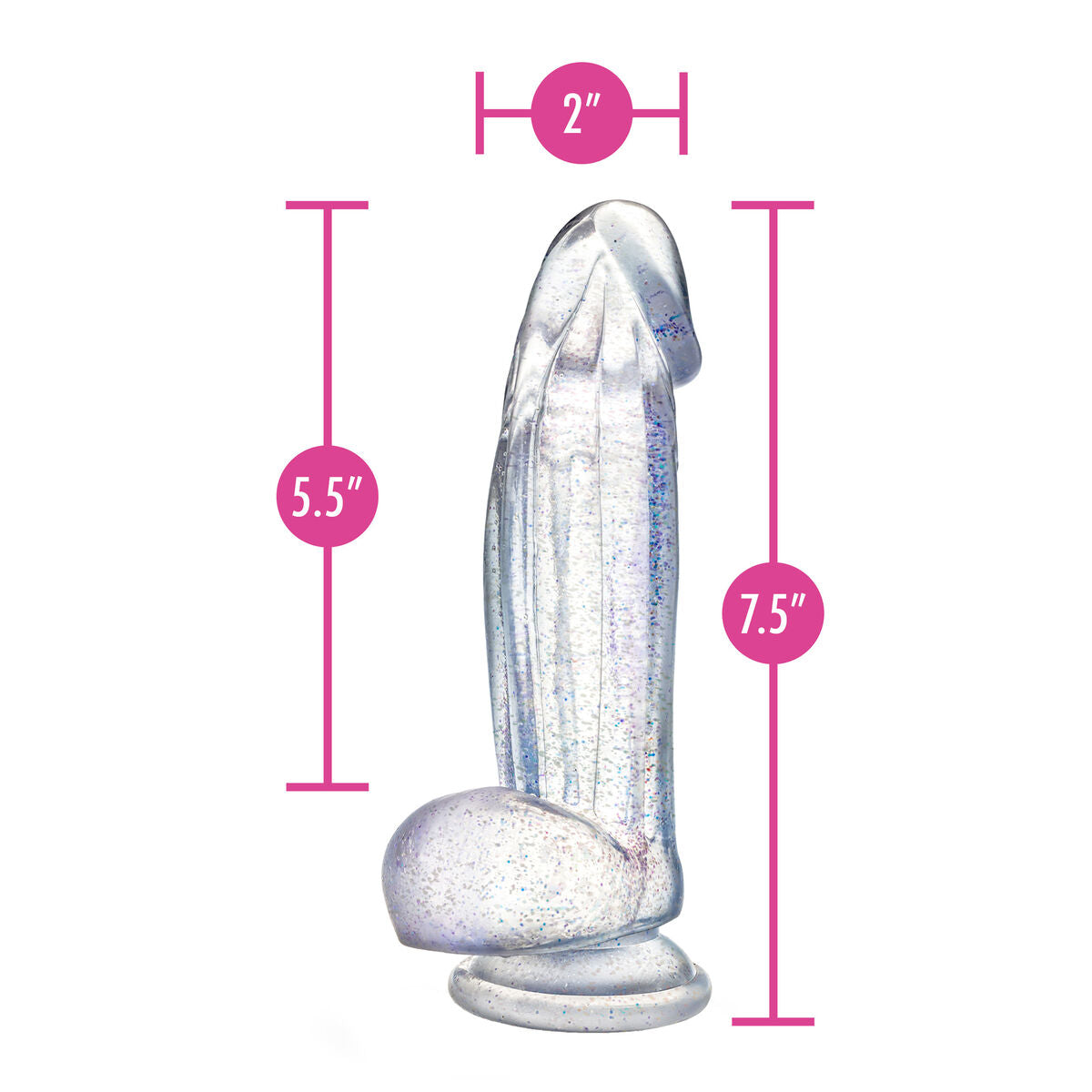 Dildo realist Blush Naturally Yours TPE Ø 5 cm (14 cm), 9, roseregalo.com