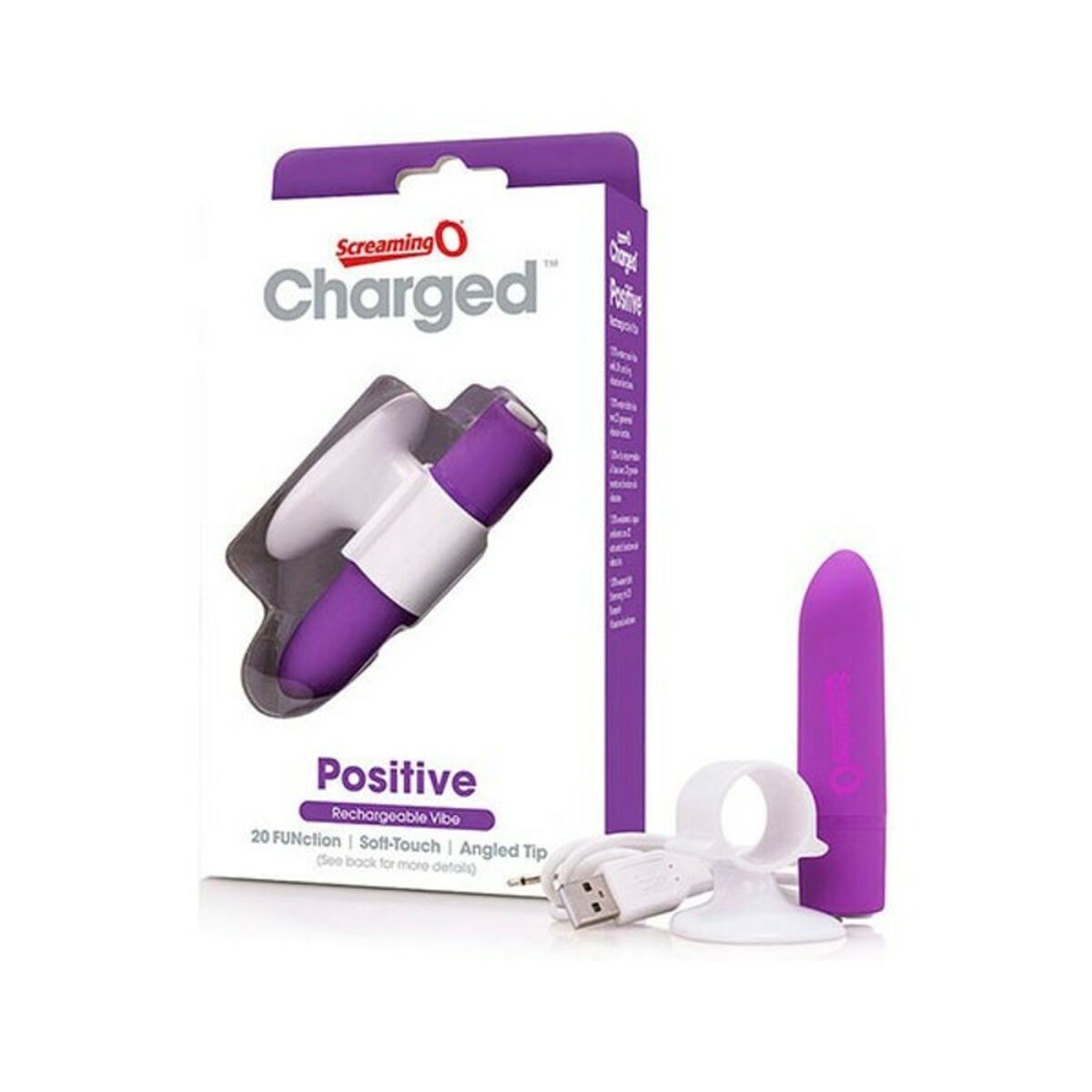 Vibrator The Screaming O Charged Bordo, 3, roseregalo.com