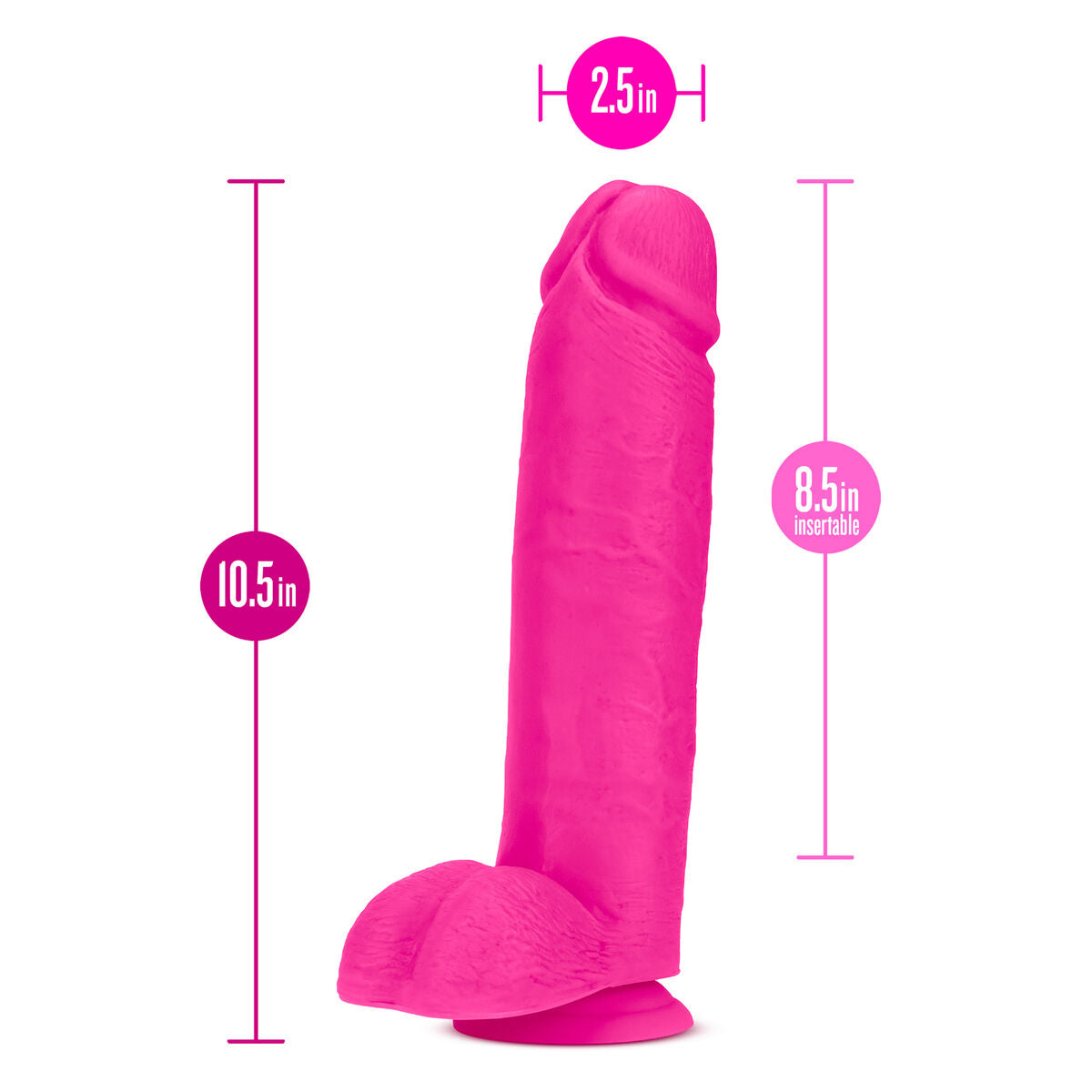 Dildo Blush Au Naturel Roz Ø 6,2 cm, 4, roseregalo.com