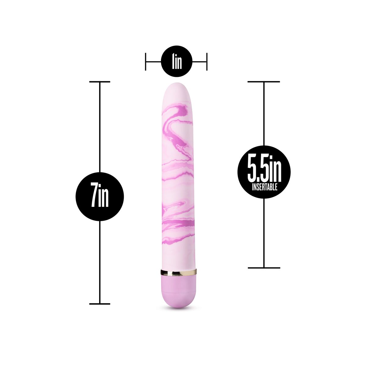 Vibrator Bullet Blush The Collection Roz, 8, roseregalo.com