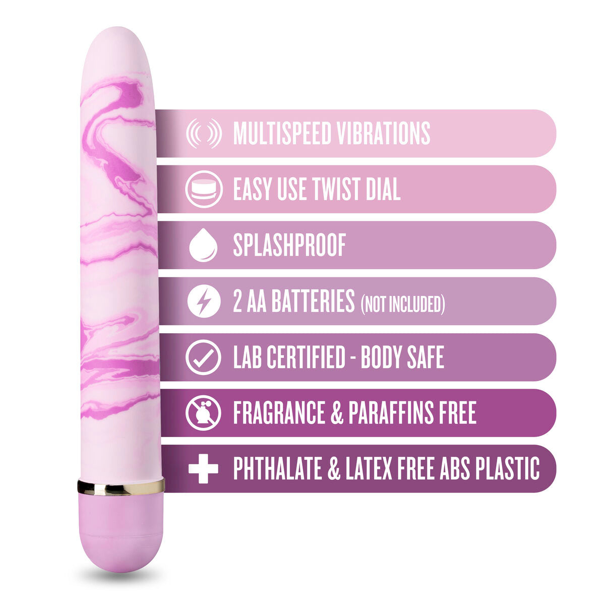 Vibrator Bullet Blush The Collection Roz, 9, roseregalo.com