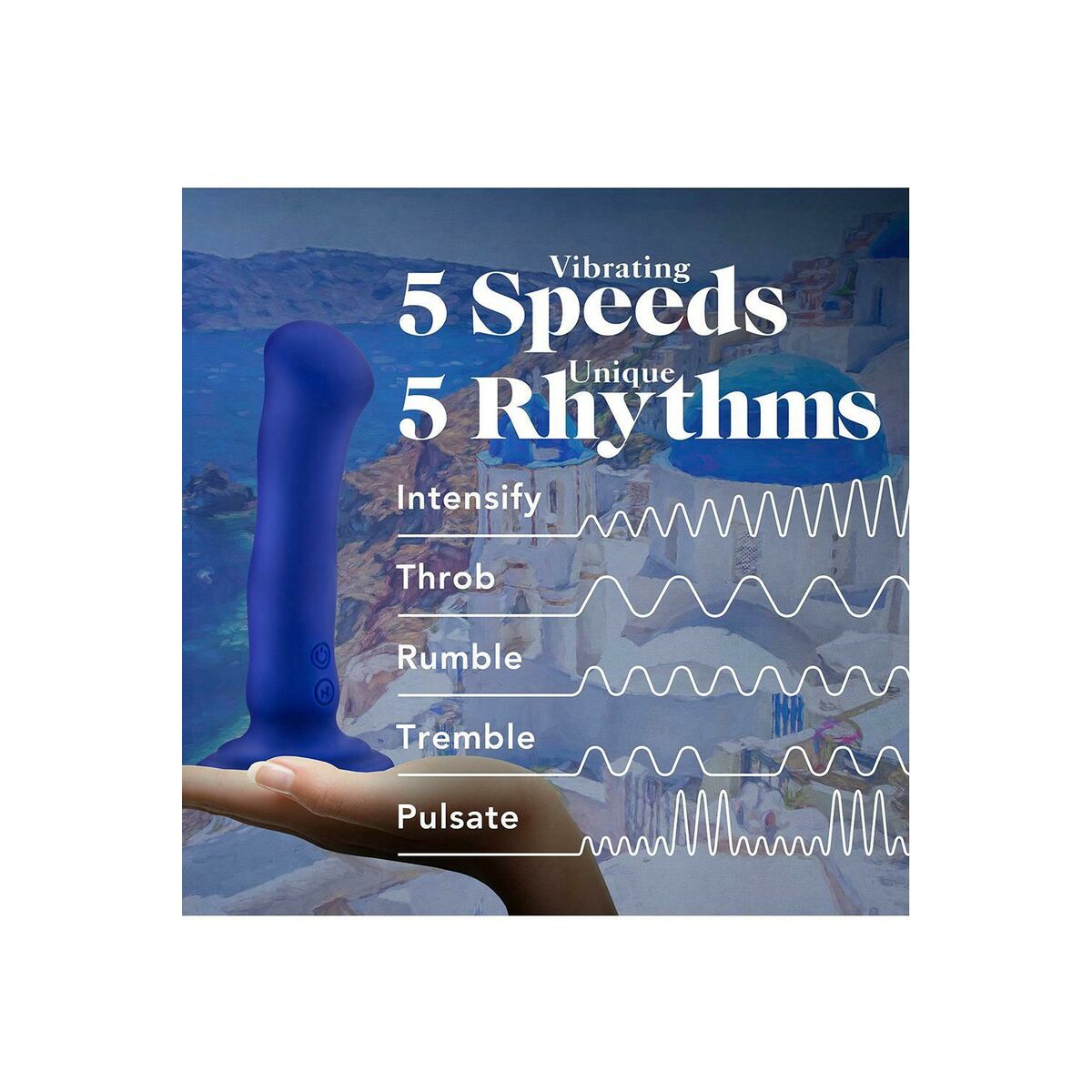 Dildo Blush Impressions Albastru, 3, roseregalo.com