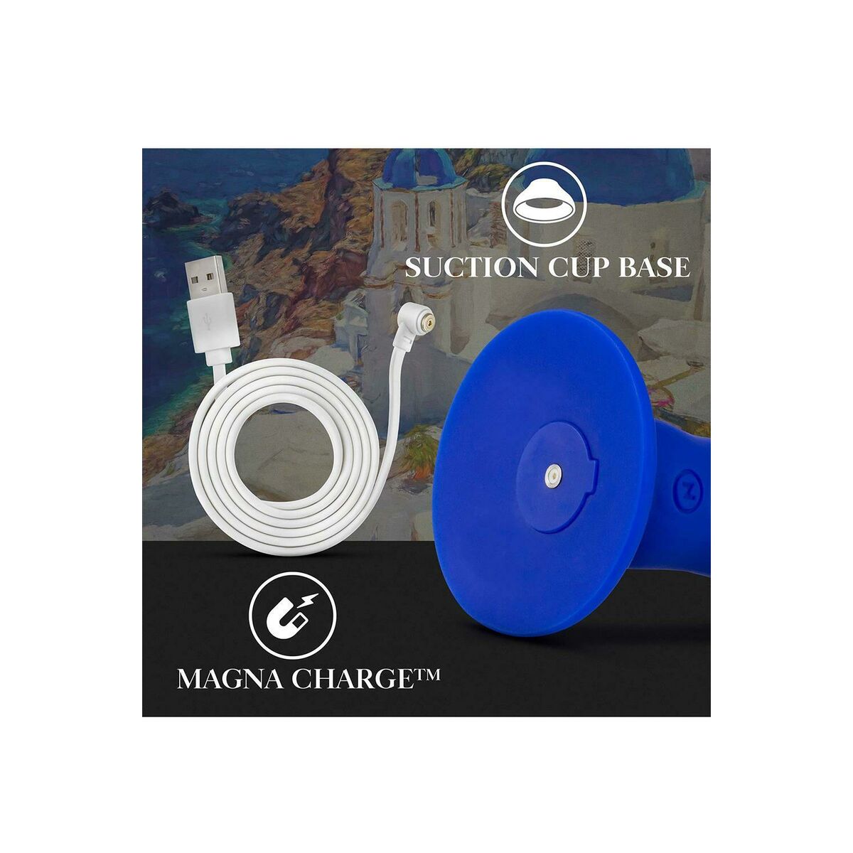 Dildo Blush Impressions Albastru, 4, roseregalo.com