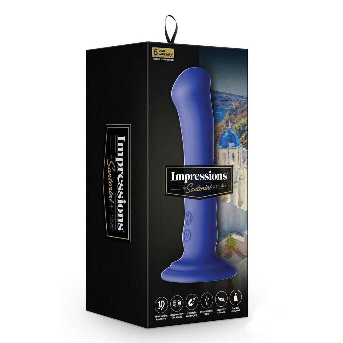Dildo Blush Impressions Albastru, 9, roseregalo.com