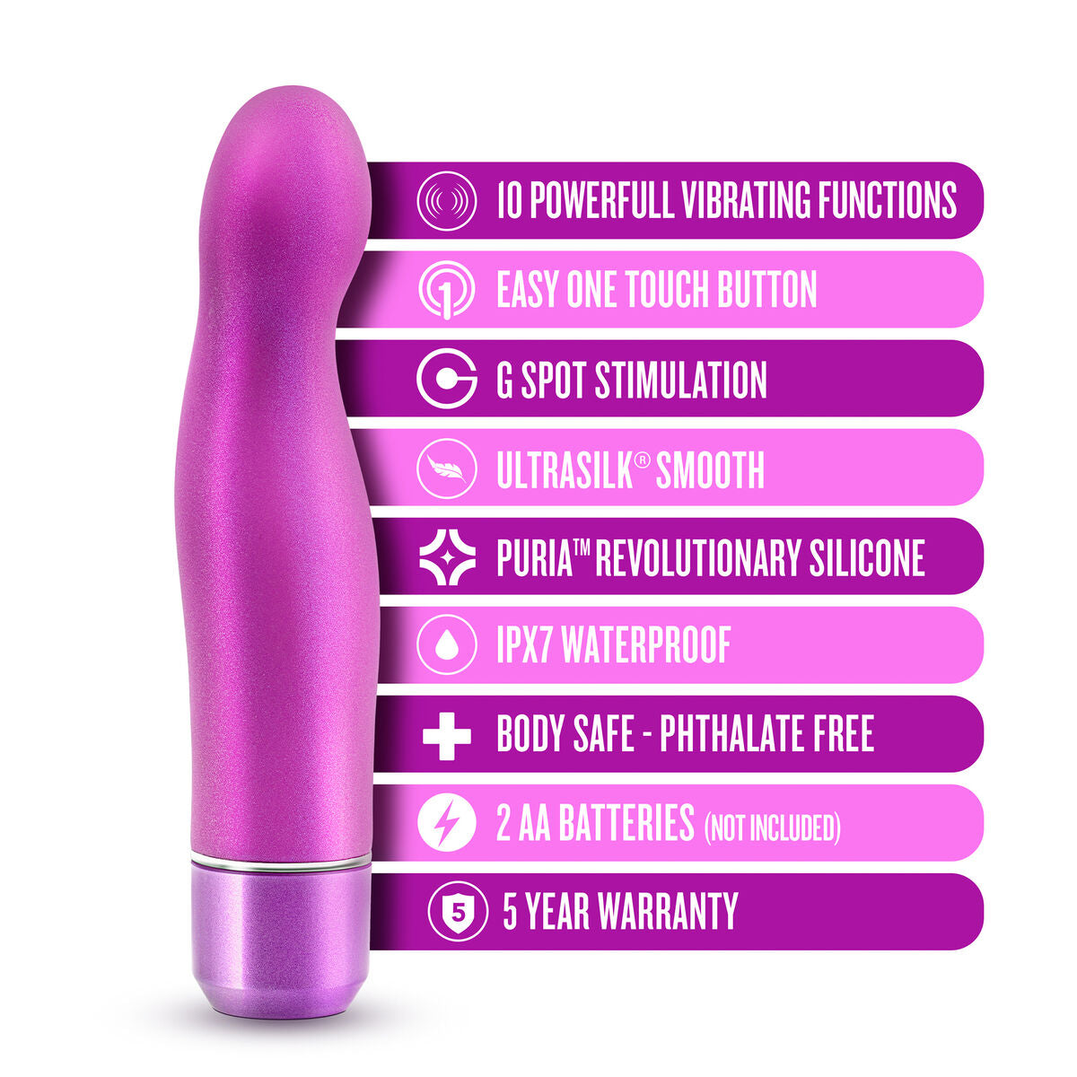 Vibrator Blush Luxe (by Blush) Mov, 4, roseregalo.com