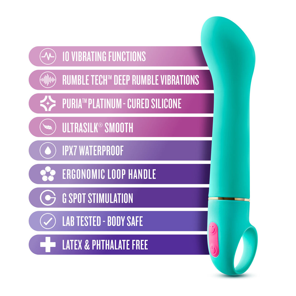 Vibrator zona G Blush Aria Verde, 6, roseregalo.com