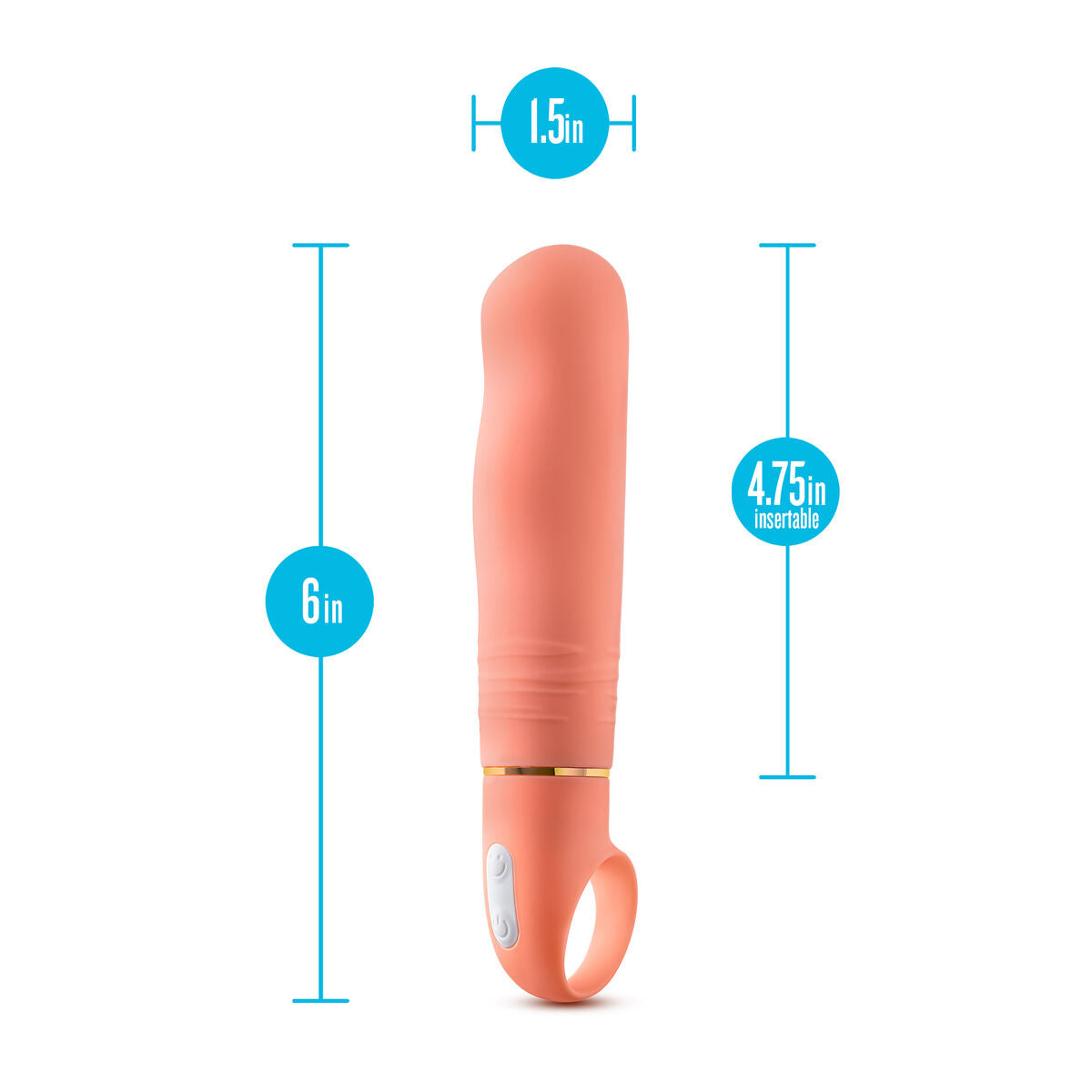 Vibrator Blush Aria Portocaliu, 5, roseregalo.com