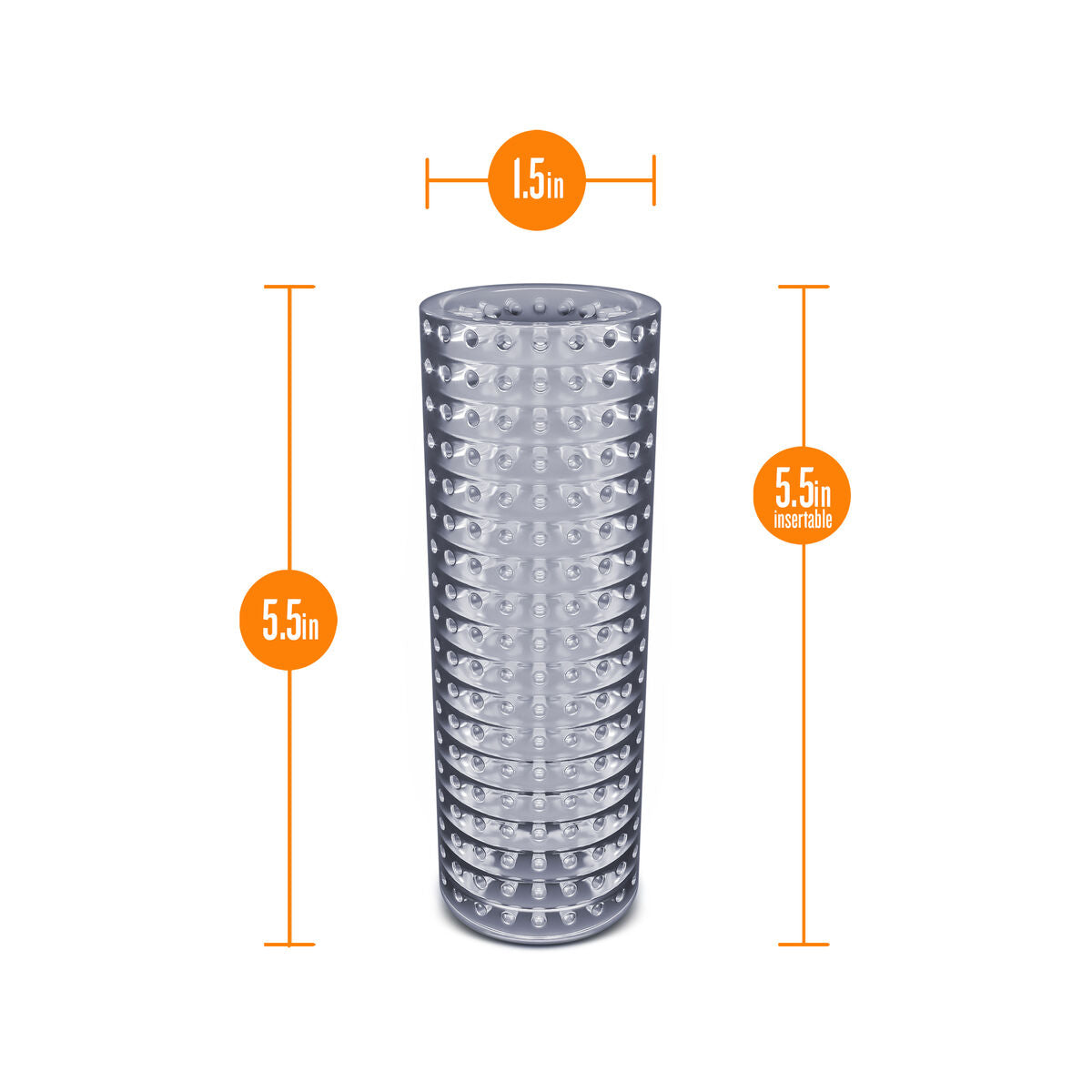 Rezistență Jack Ass Blush RIZE STROKEZ CLEAR, 3, roseregalo.com