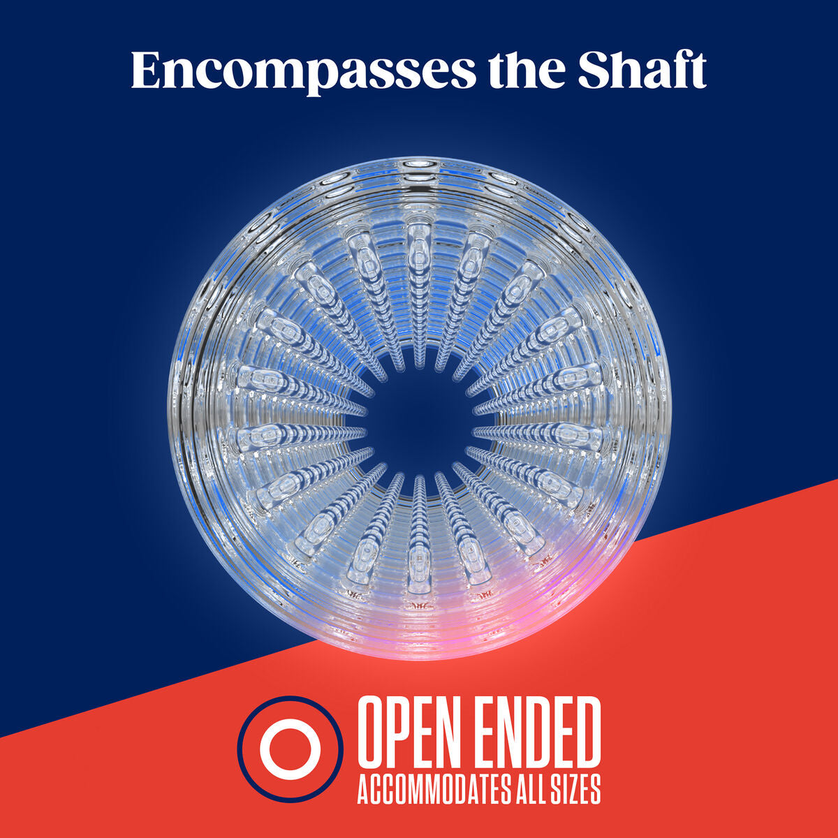 Rezistență Jack Ass Blush RIZE STROKEZ CLEAR, 10, roseregalo.com