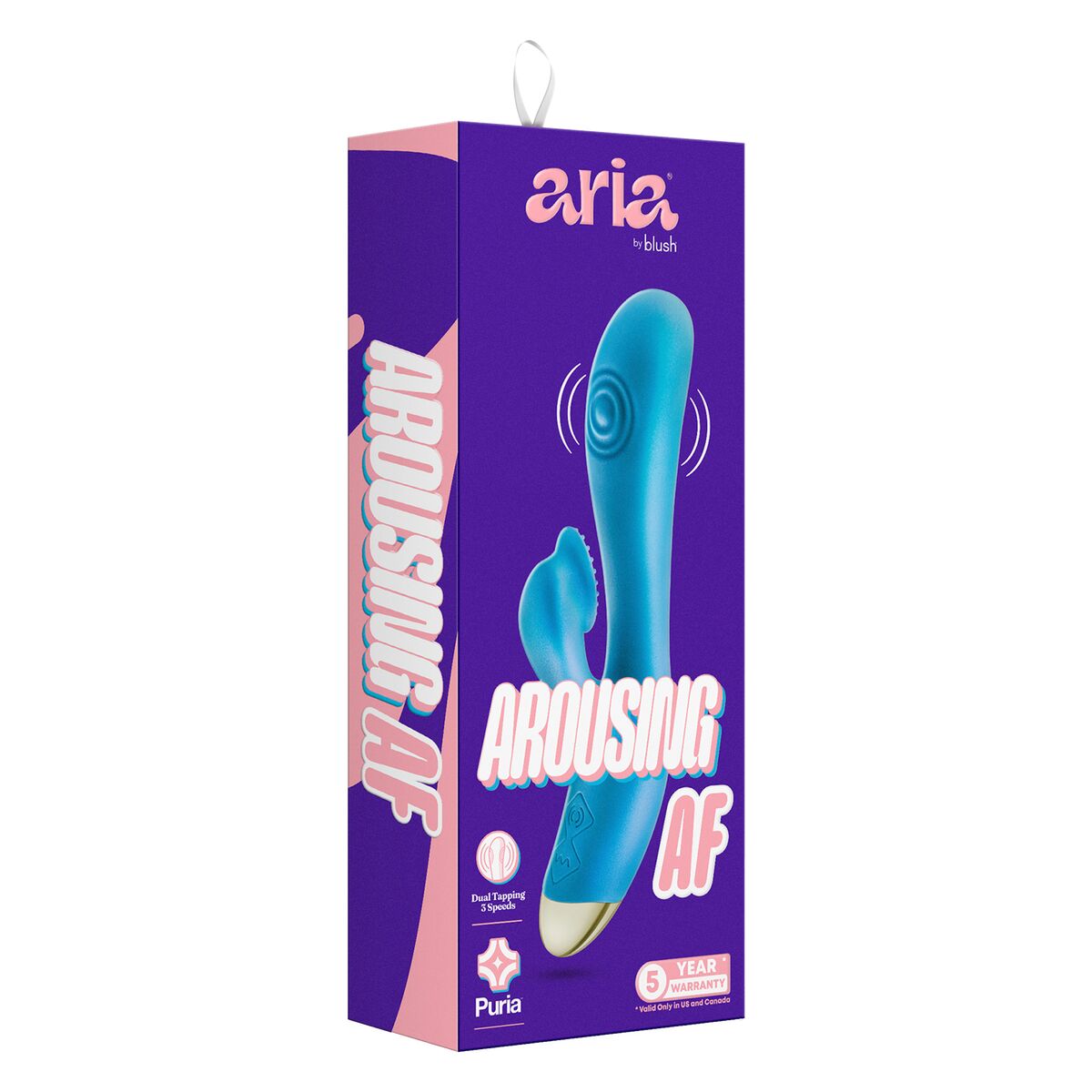 Vibrator zona G Blush Aria Albastru, 7, roseregalo.com