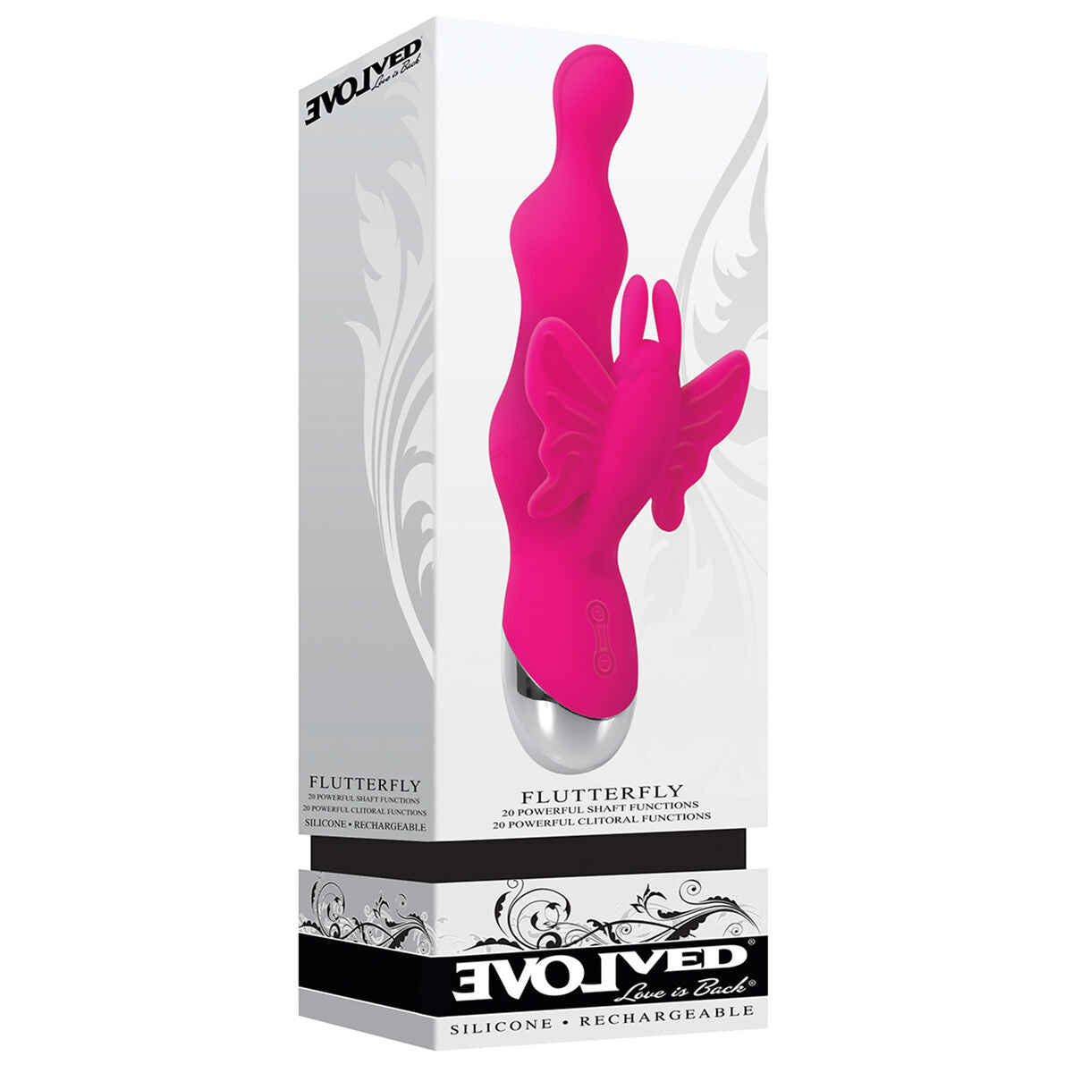 Vibrator zona G Evolved Roz Fluture, 8, roseregalo.com