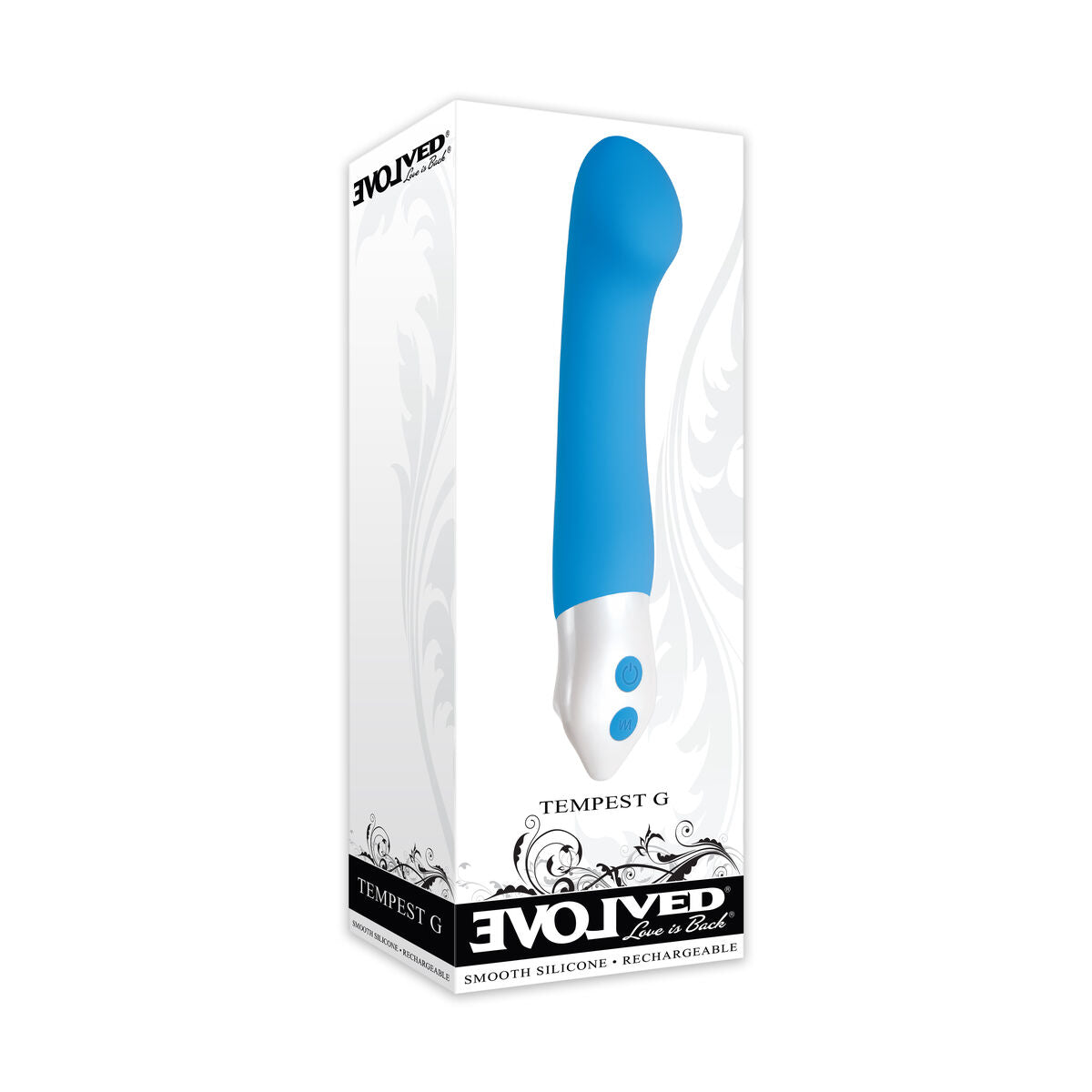 Vibrator zona G Evolved Albastru, 9, roseregalo.com