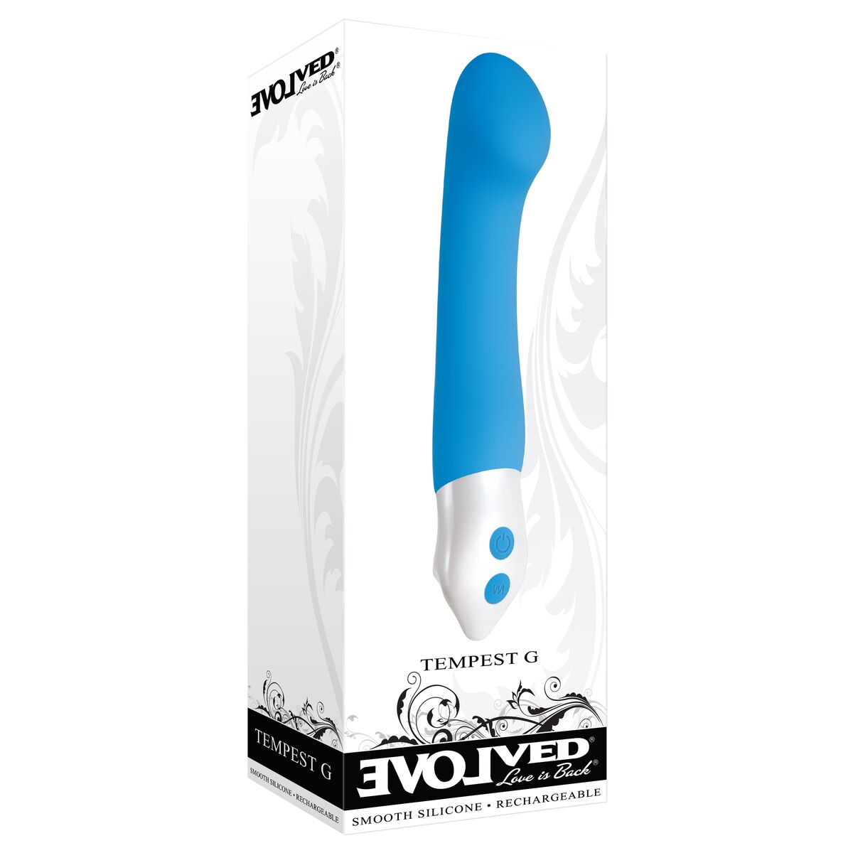 Vibrator zona G Evolved Albastru, 10, roseregalo.com
