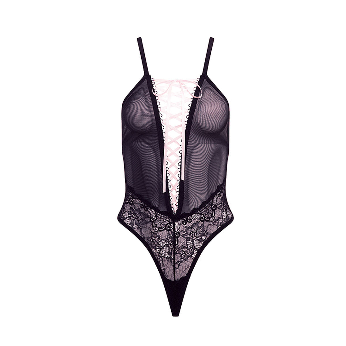 Body Barely Bare Negru Mărime unică, 3, roseregalo.com