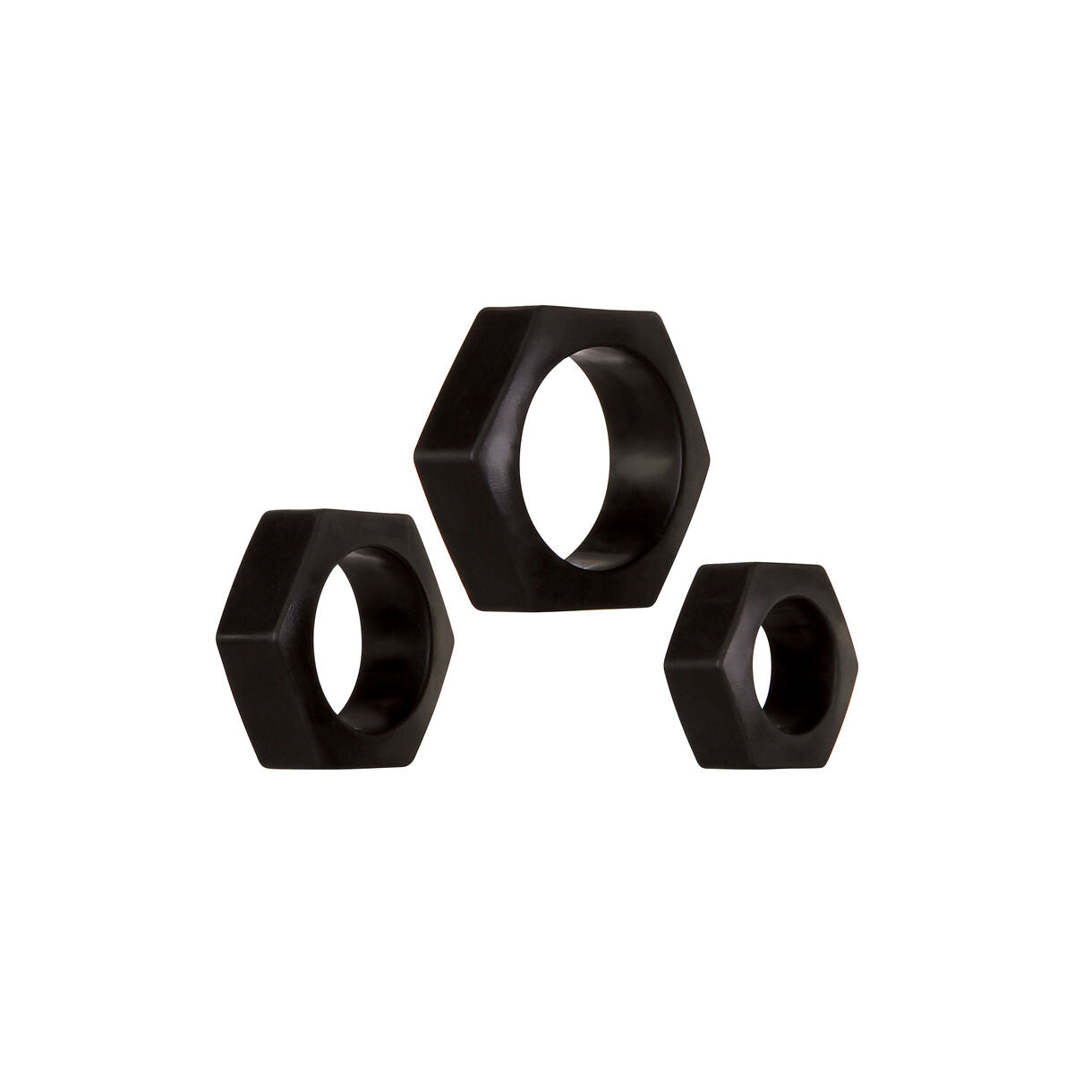 Pachet Inel Penis Zero Tolerance Zero Tolerance Negru, 4, roseregalo.com