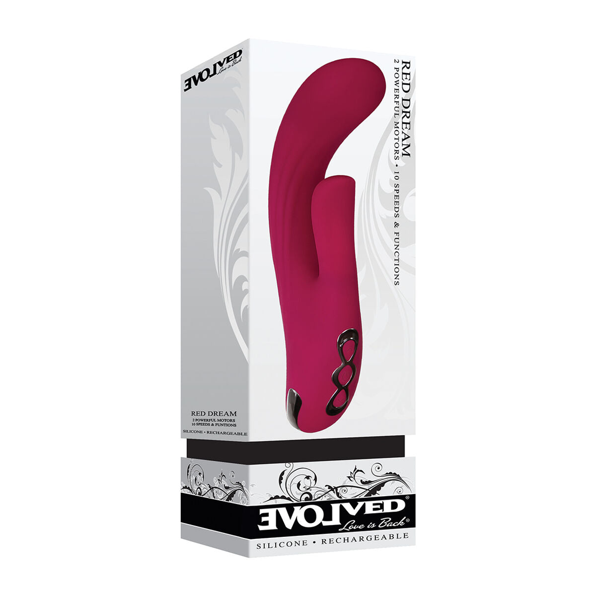 Vibrator zona G Evolved Roșu, 8, roseregalo.com