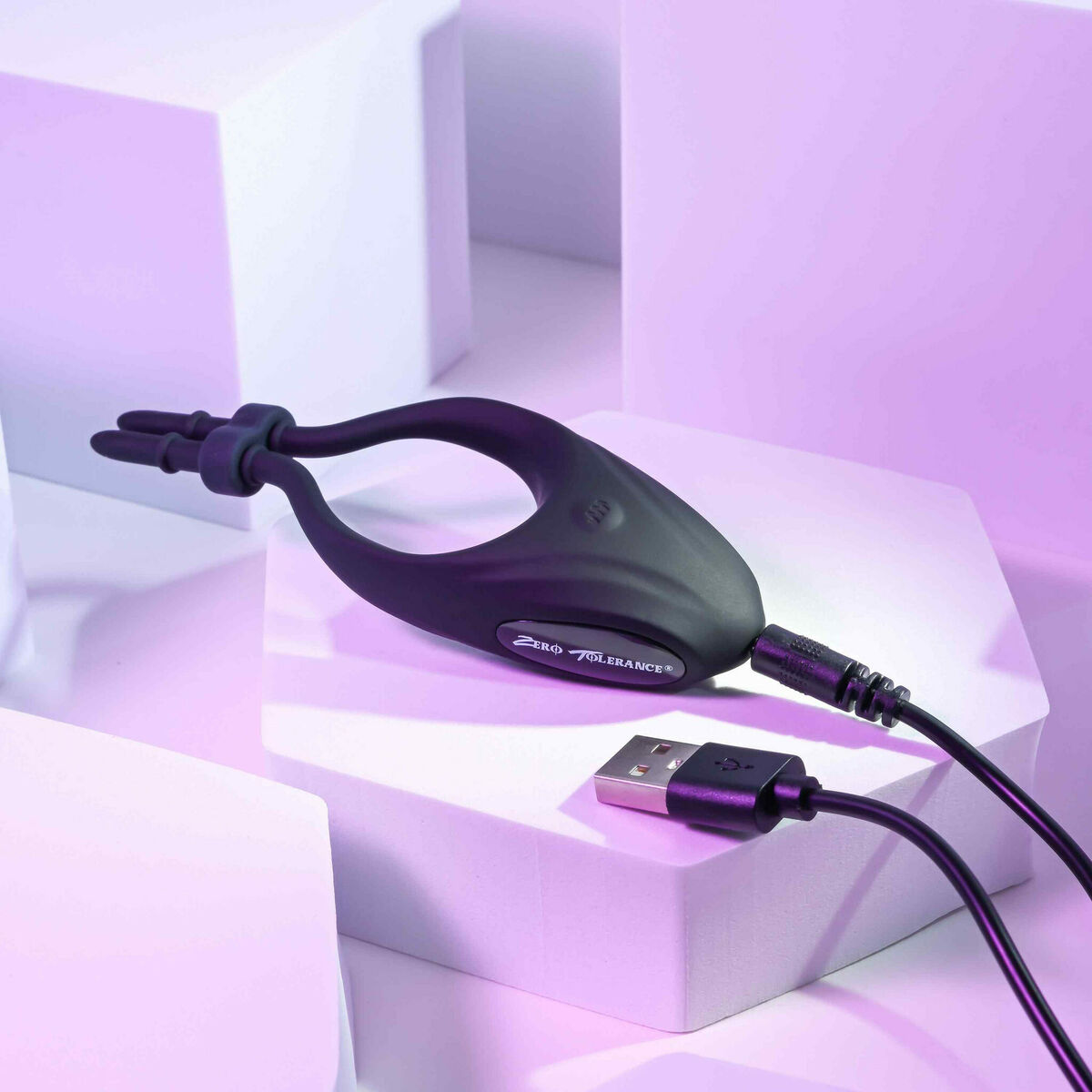 Pachet Inel Penis Zero Tolerance Zero Tolerance Negru, 6, roseregalo.com