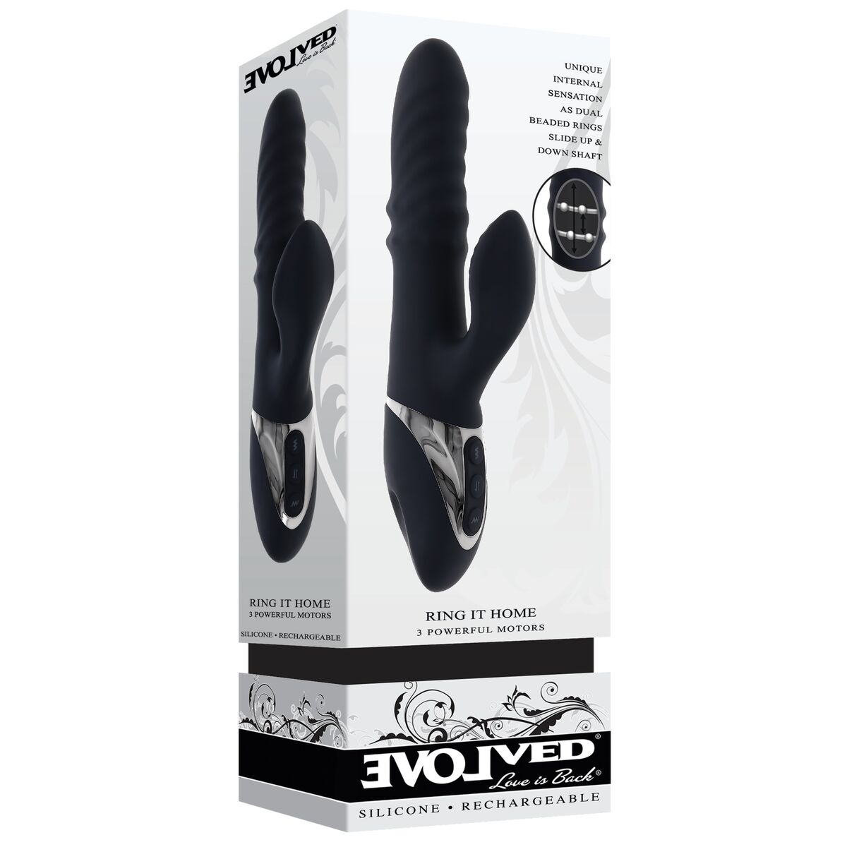 Vibrator zona G Evolved Negru, 7, roseregalo.com