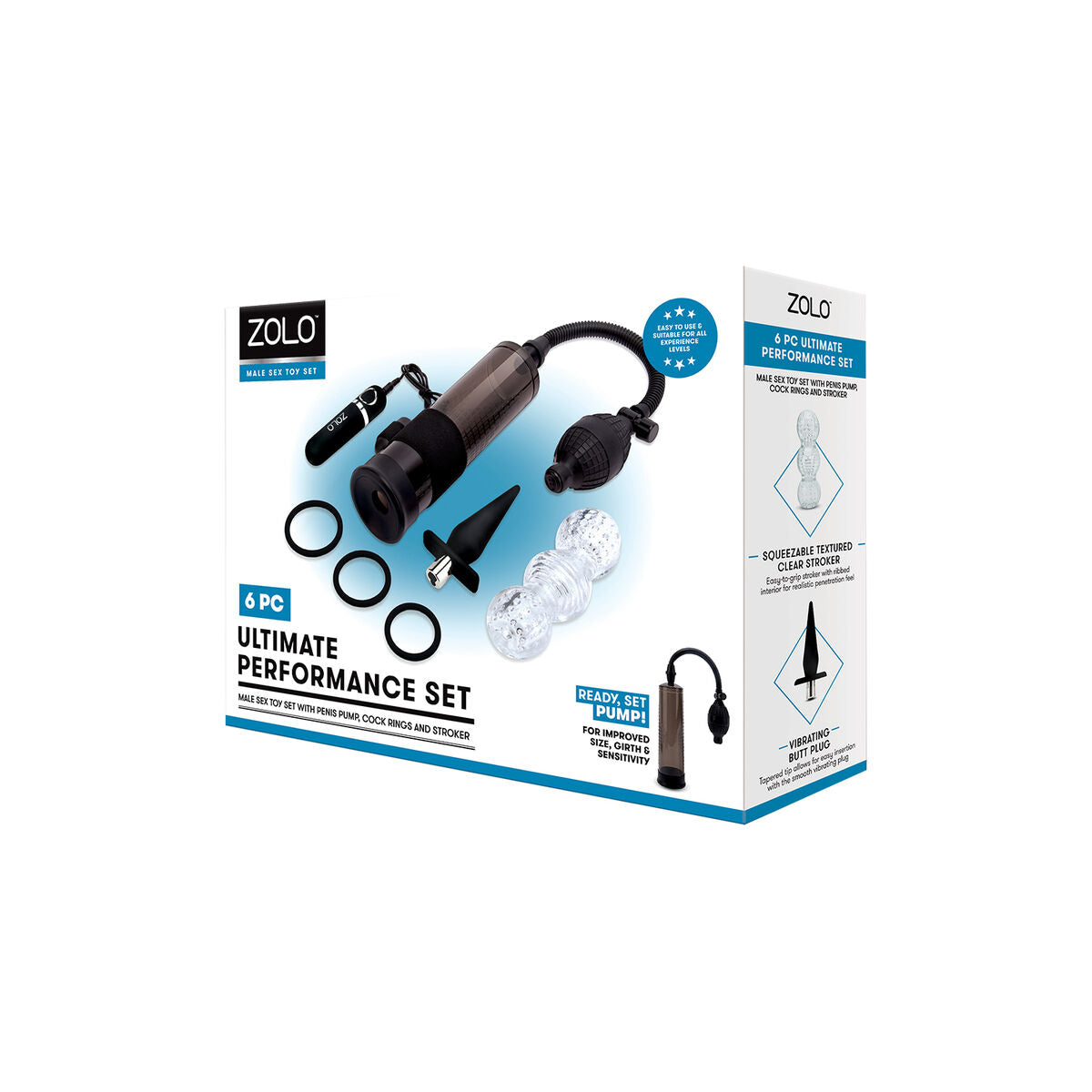 Pompă de Penis Zolo Multicolor, 1, roseregalo.com