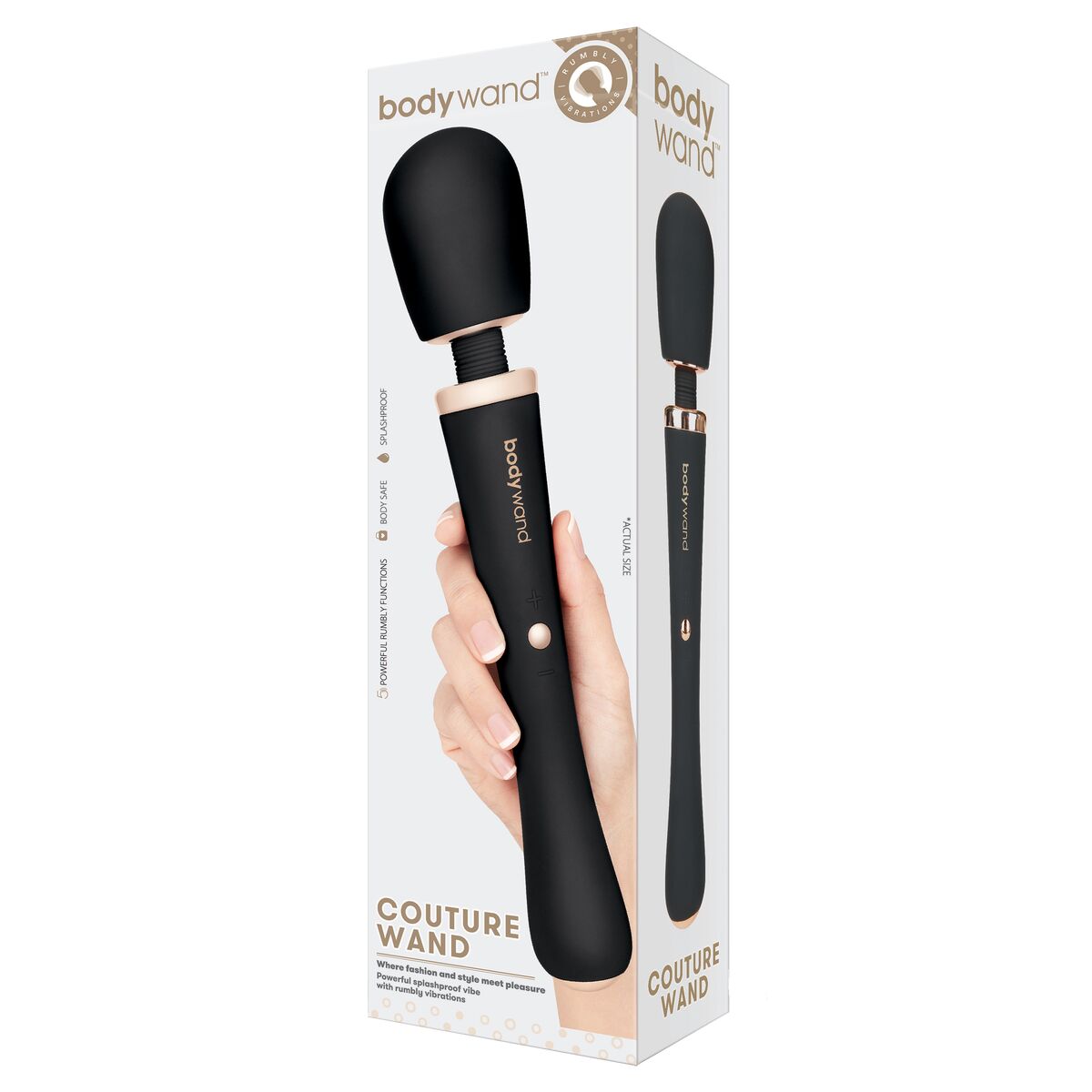 Vibrator Bodywand Negru, 1, roseregalo.com