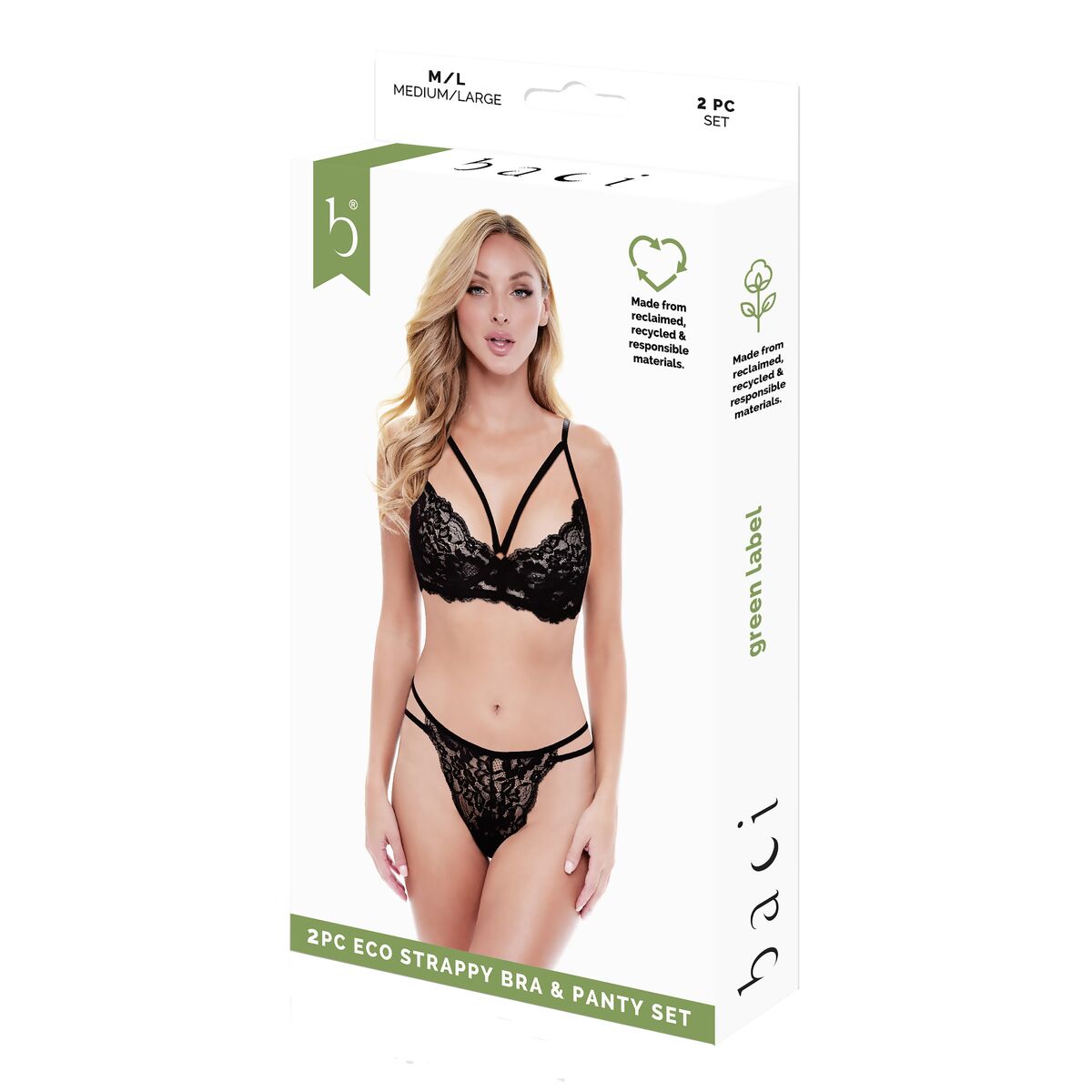 Compleu de lenjerie Baci Lingerie Negru (M/L), 2, roseregalo.com