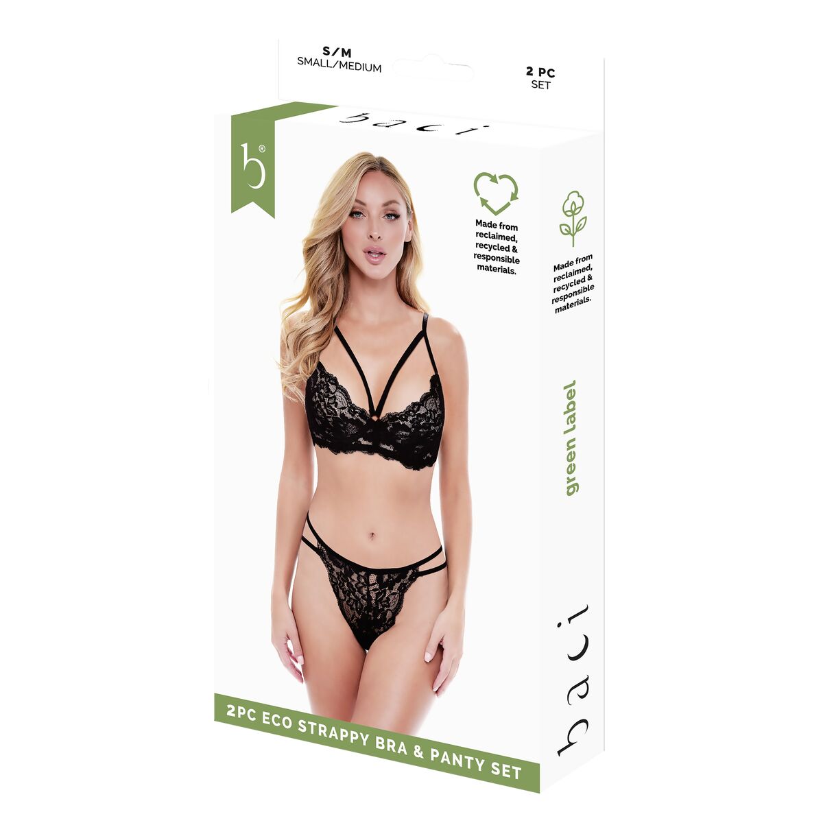 Compleu de lenjerie Baci Lingerie Negru (M/L), 4, roseregalo.com