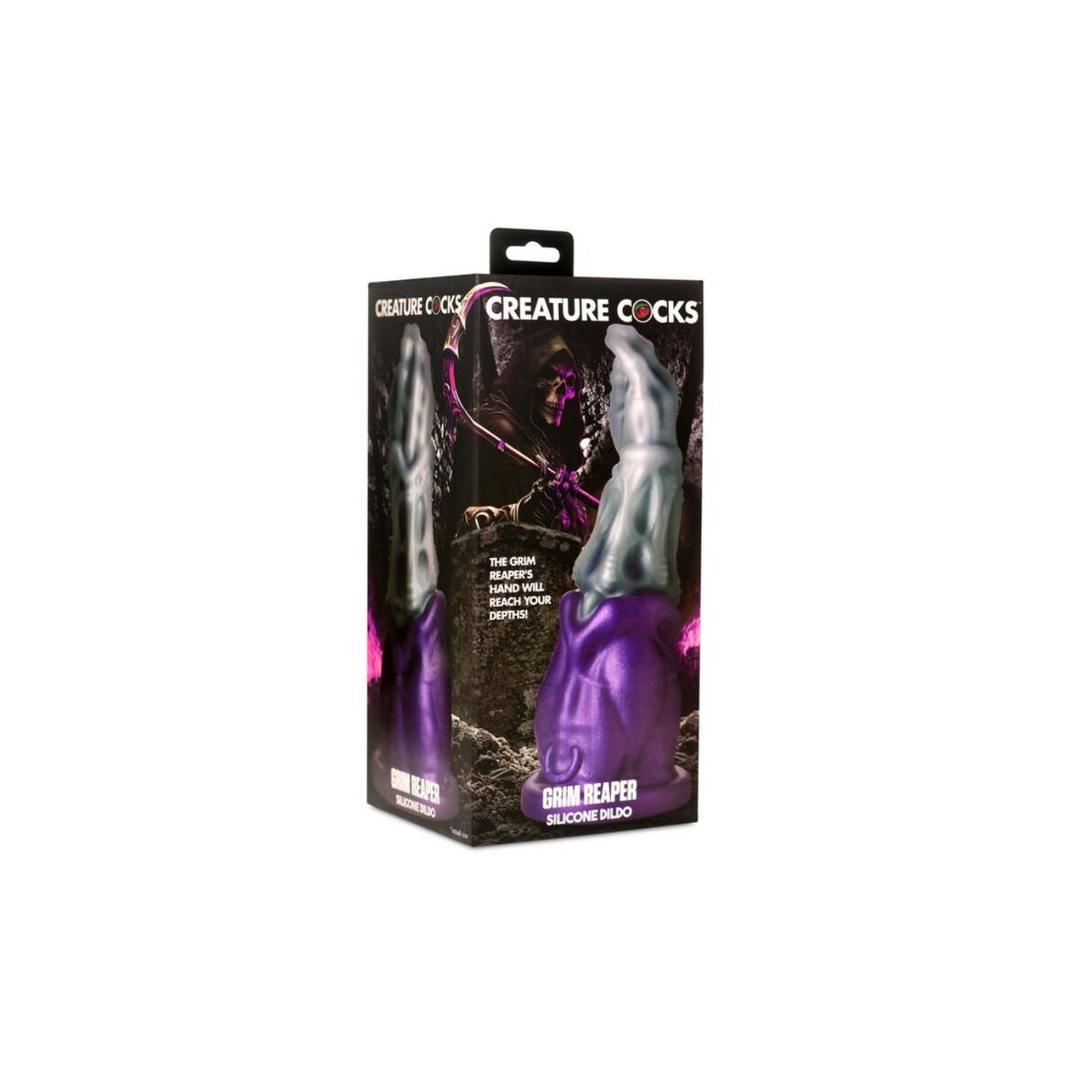 Dildo realist XR Violet Argintiu Ø 4,3 cm Ø 7,4 cm, 1, roseregalo.com