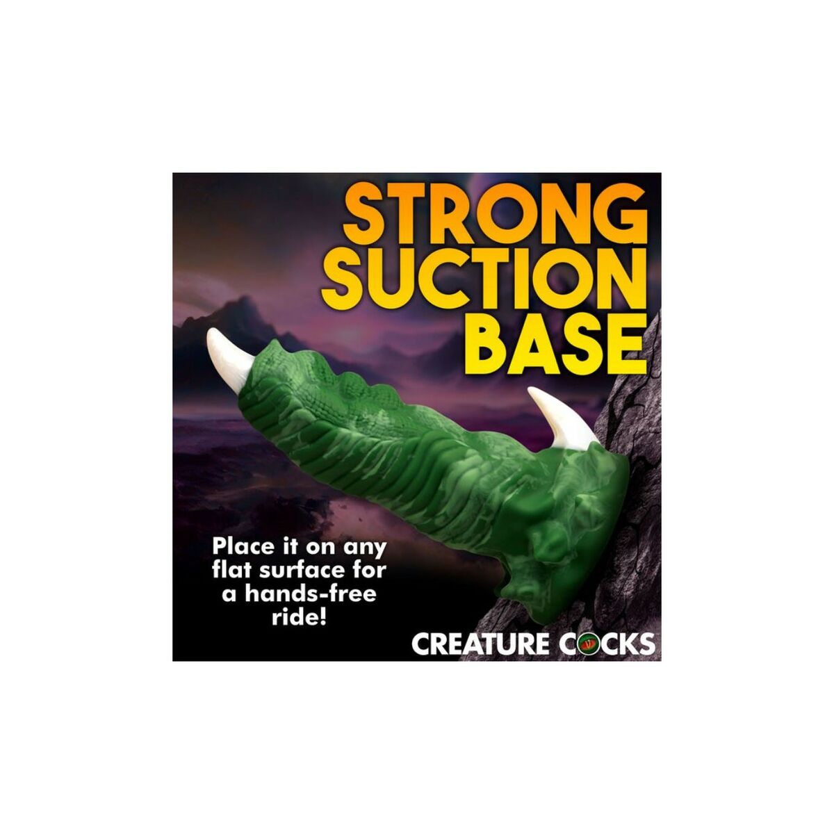 Dildo realist XR Alb Verde, 9, roseregalo.com