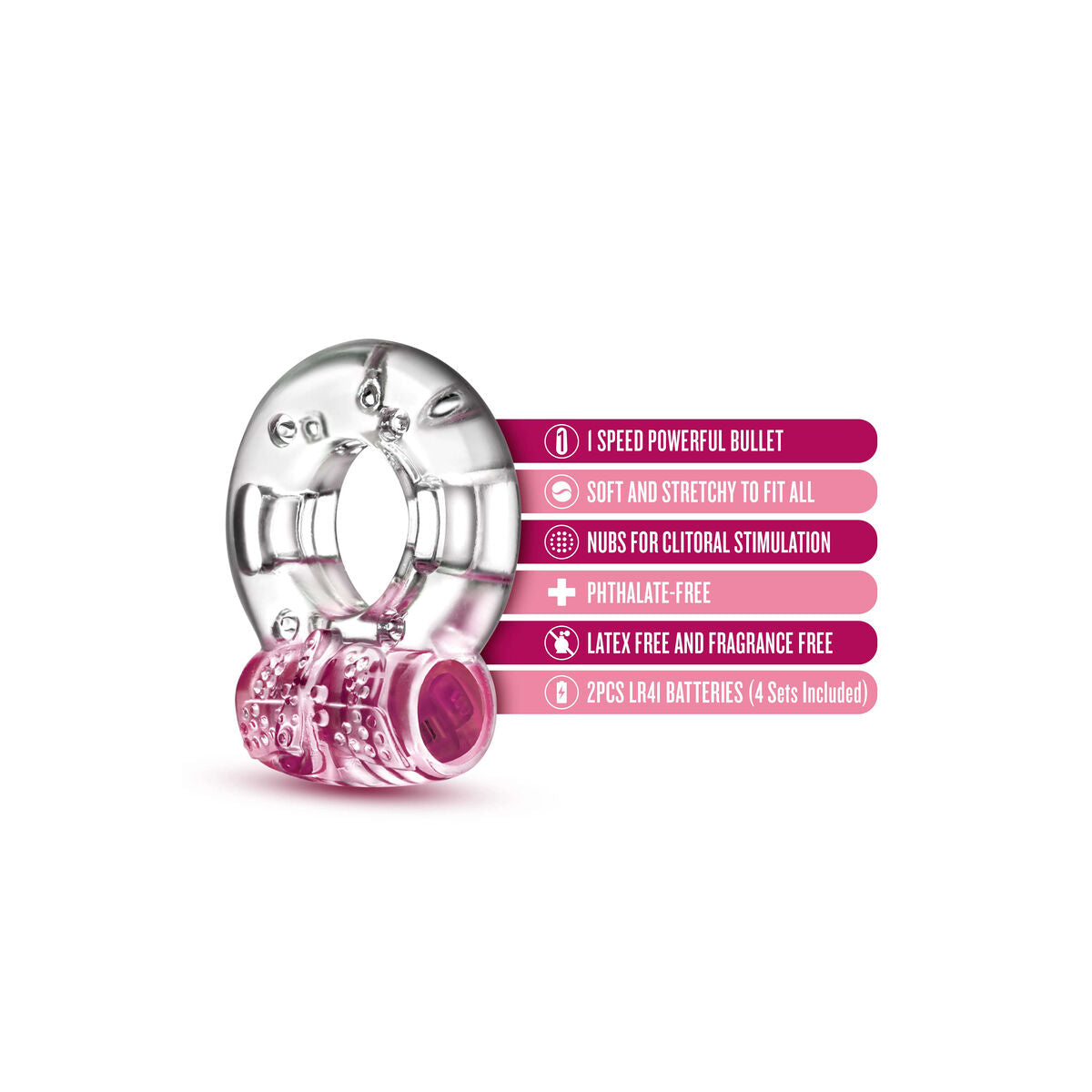 Pachet Inel Penis Blush Play with me Roz, 7, roseregalo.com