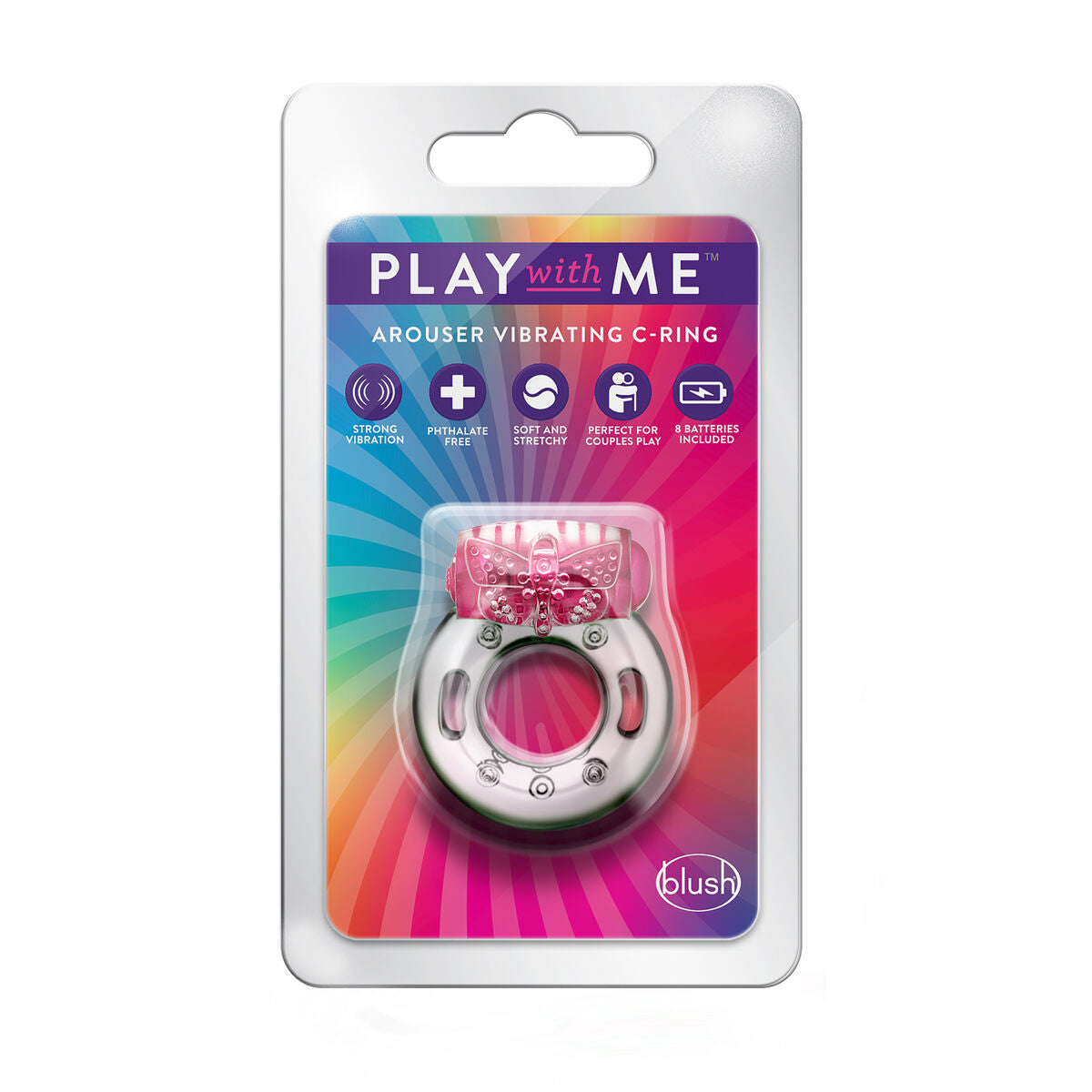Pachet Inel Penis Blush Play with me Roz, 8, roseregalo.com