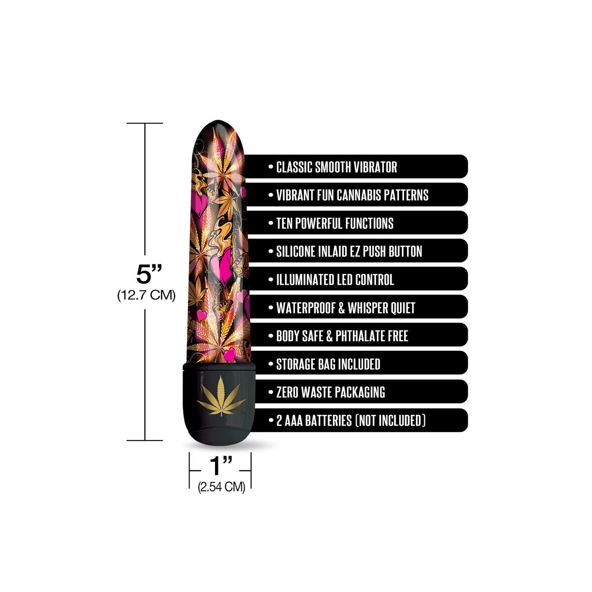 Vibrator Bullet NS Novelties Prints Charming Multicolor, 4, roseregalo.com