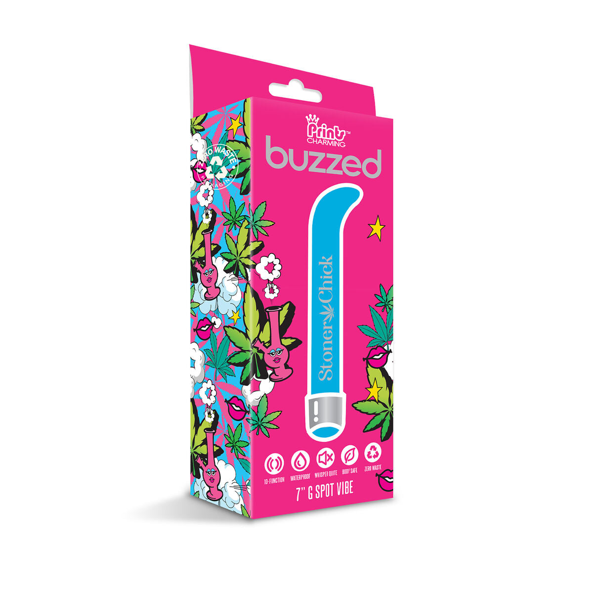 Vibrator zona G NS Novelties Prints Charming Albastru, 5, roseregalo.com