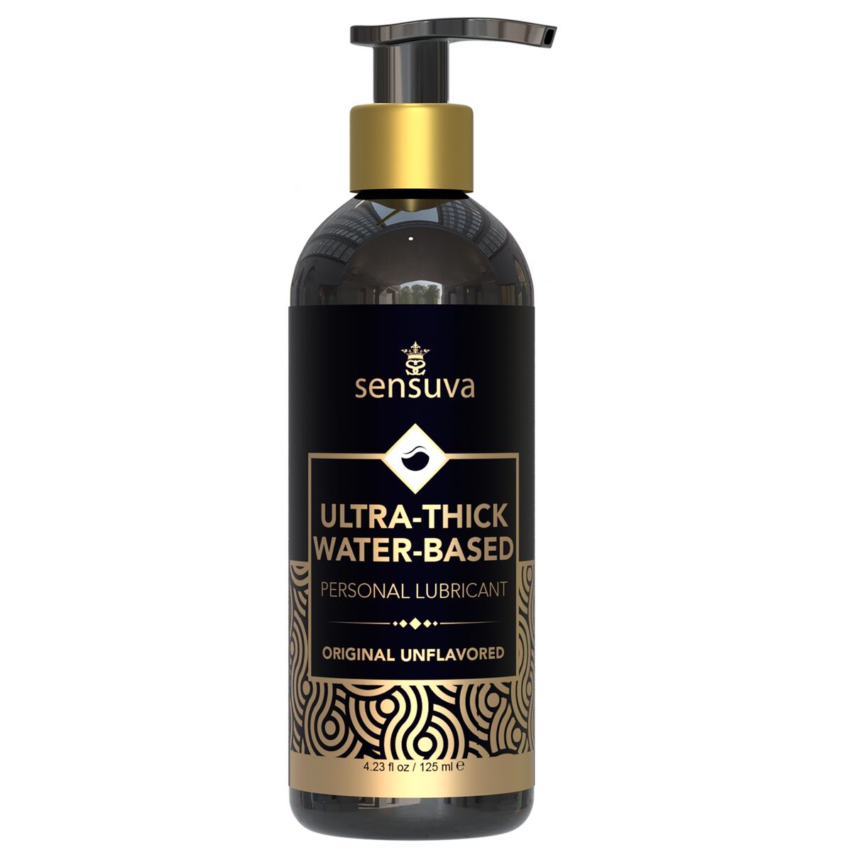 Lubrifiant cu arome Ultra Thick Unscented Sensuva 125 ml, 1, roseregalo.com