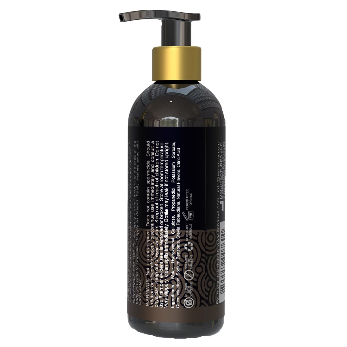 Lubrifiant cu arome Ultra Thick Unscented Sensuva 125 ml, 2, roseregalo.com