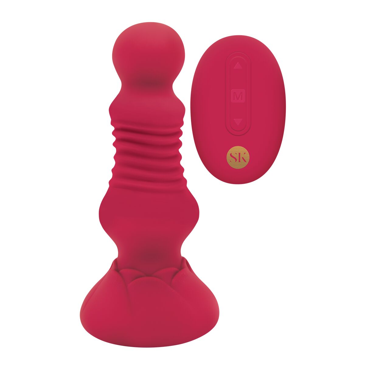 Vibrator anal Secret Kisses Roșu, 1, roseregalo.com