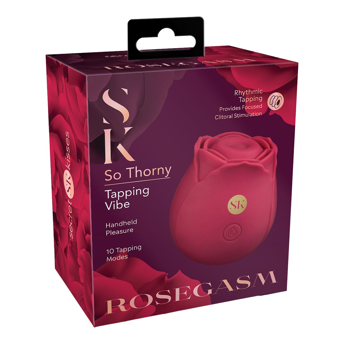 Dispozitiv de Masaj Secret Kisses Roz, 3, roseregalo.com