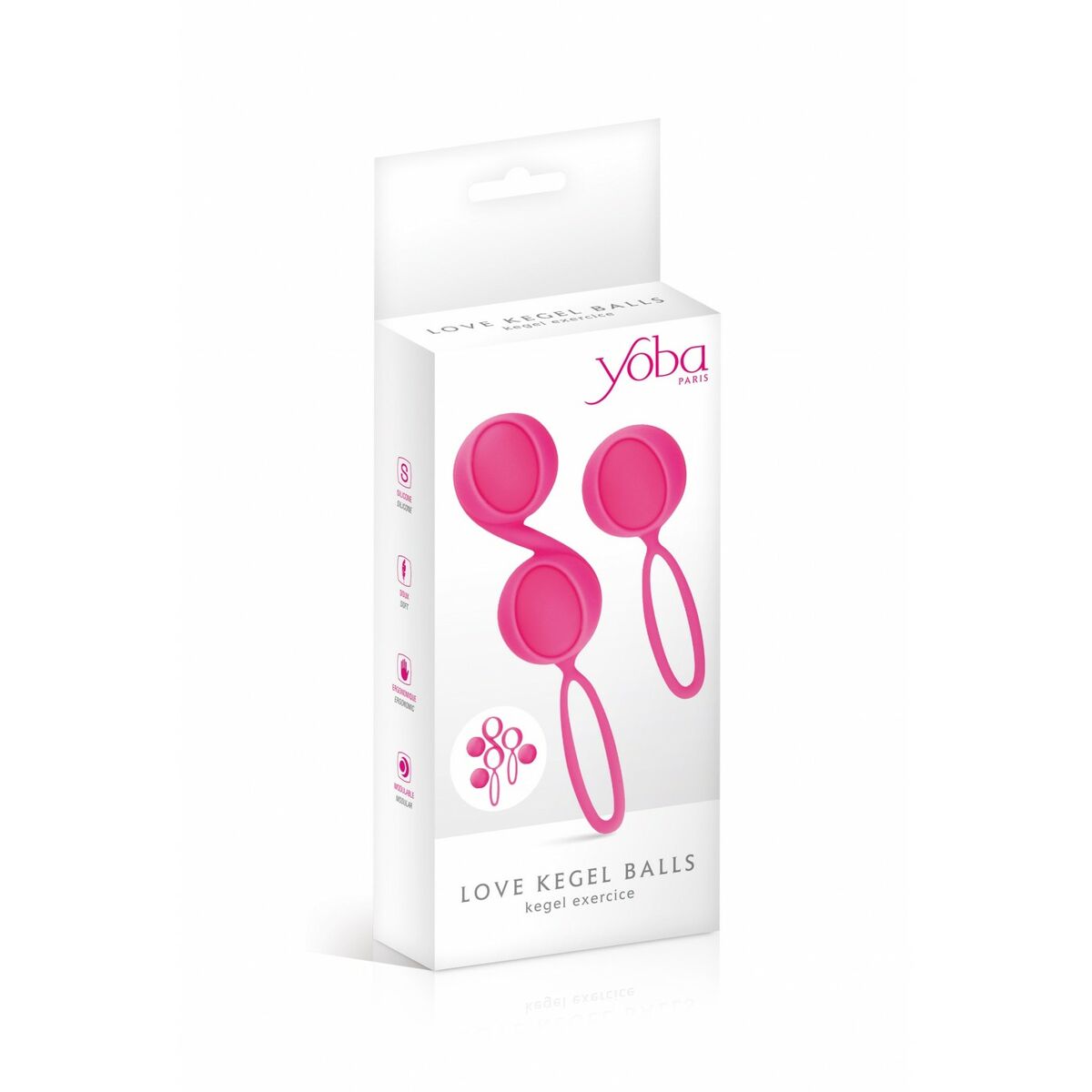 Bile de Orgasm Yoba Silicon Roz, 2, roseregalo.com