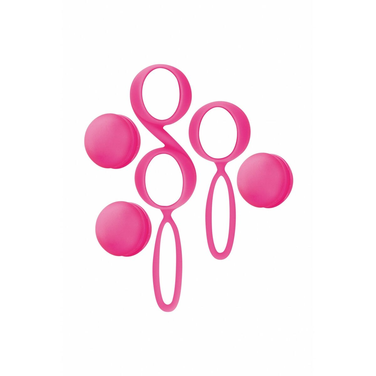 Bile de Orgasm Yoba Silicon Roz, 3, roseregalo.com