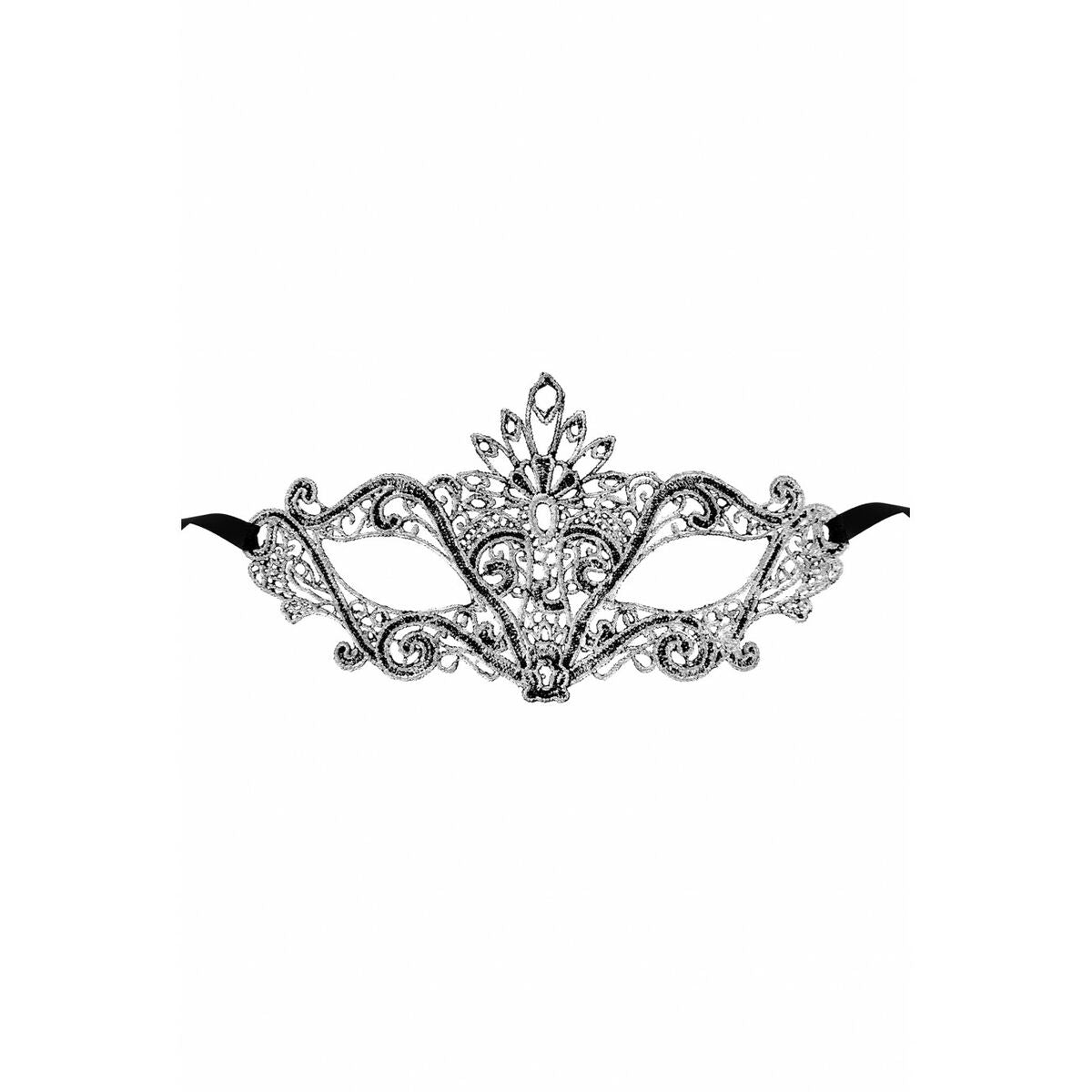Mască Maskarade ETOILE Argintiu, 1, roseregalo.com