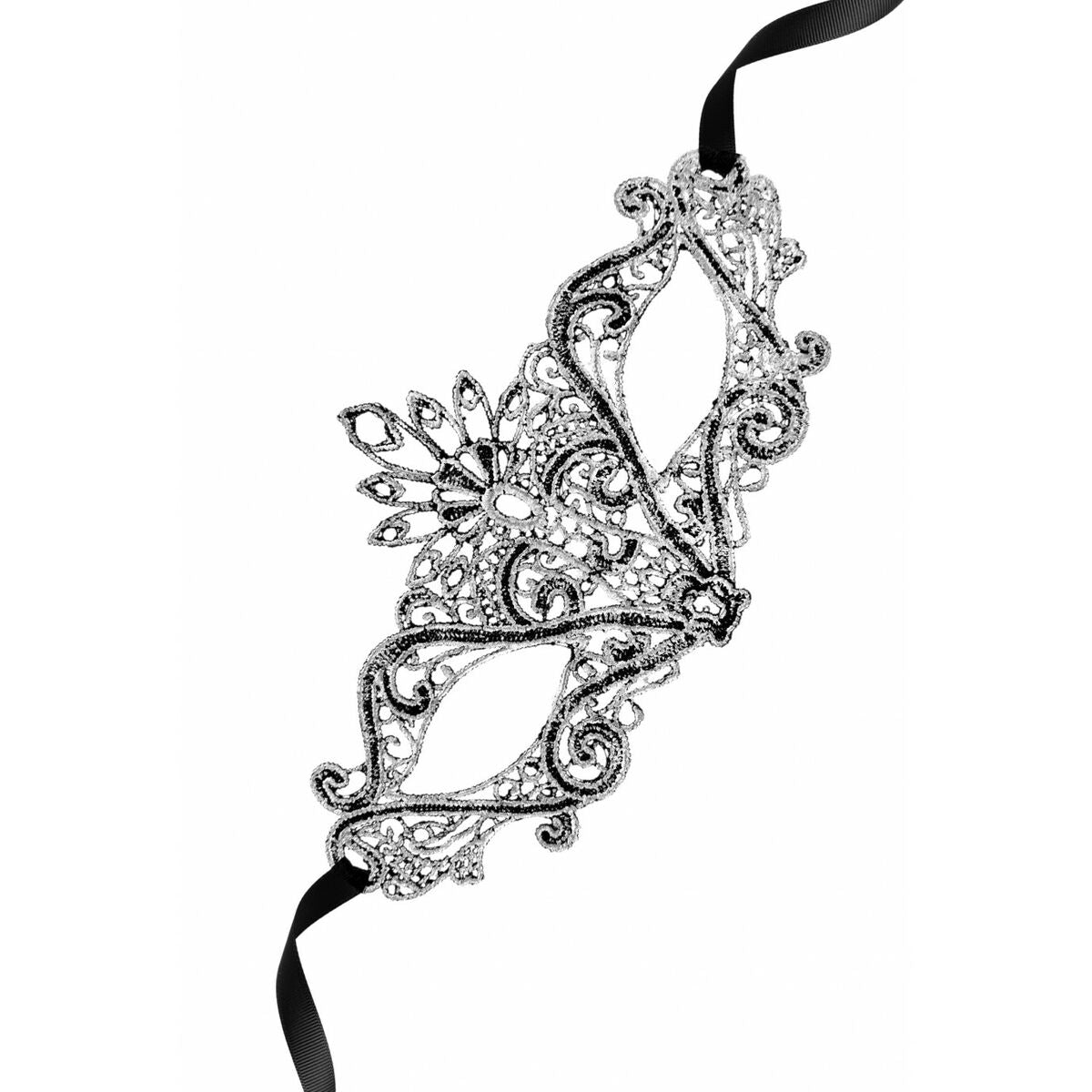 Mască Maskarade ETOILE Argintiu, 2, roseregalo.com