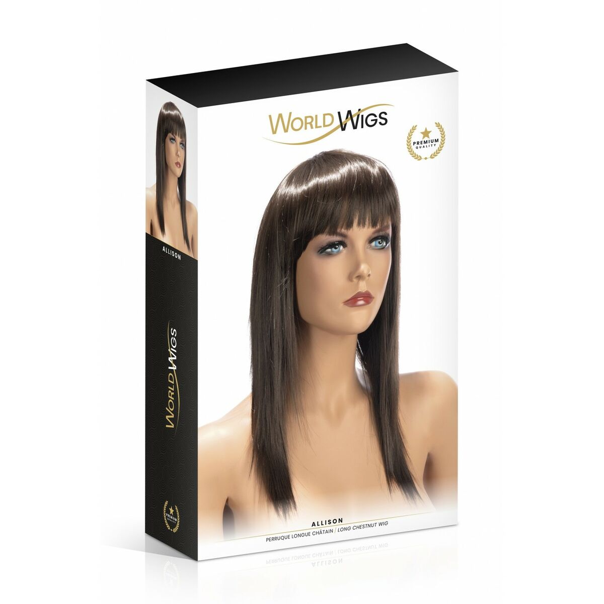Accesoriu Erotic World Wigs Allison Maro Perucă, 2, roseregalo.com