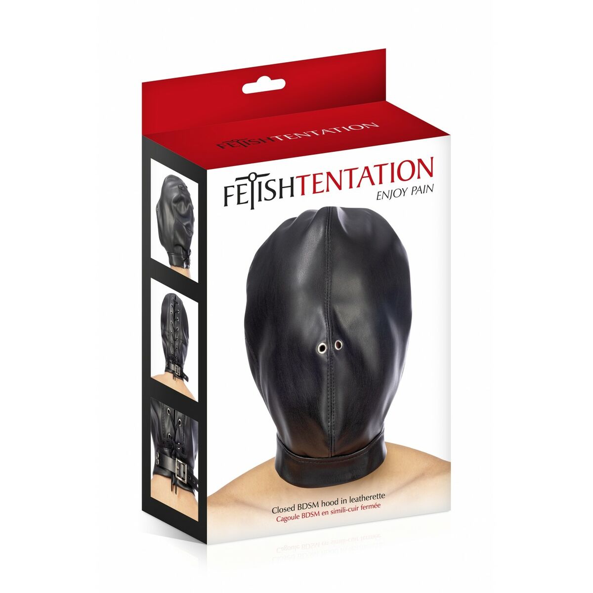 Mască Fetish Tentation Negru, 2, roseregalo.com