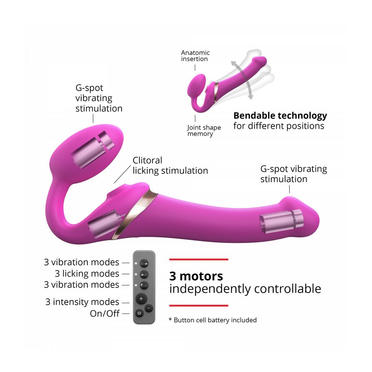 Vibrator Strap-on-me 6017456 Roz XL M, 2, roseregalo.com