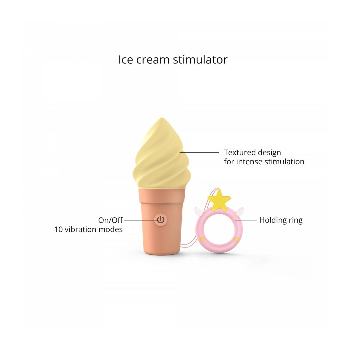 Vibrator Bullet Love to Love Vanilie, 3, roseregalo.com