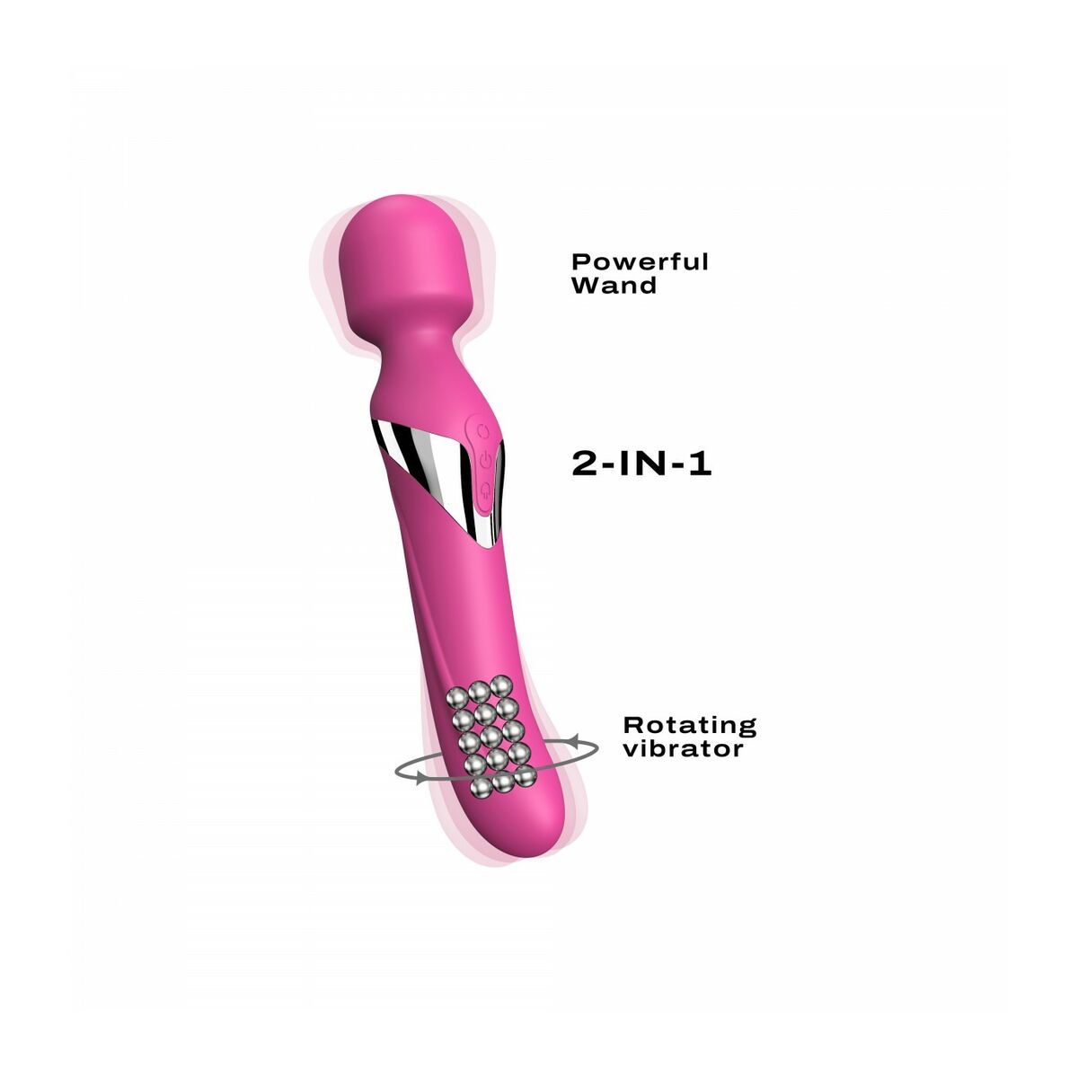 Vibrator Marc Dorcel Dual Orgasms Pink Roz, 3, roseregalo.com