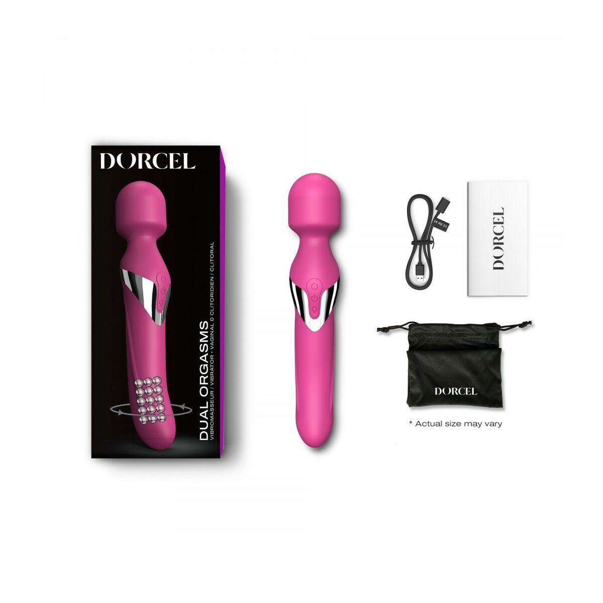 Vibrator Marc Dorcel Dual Orgasms Pink Roz, 8, roseregalo.com