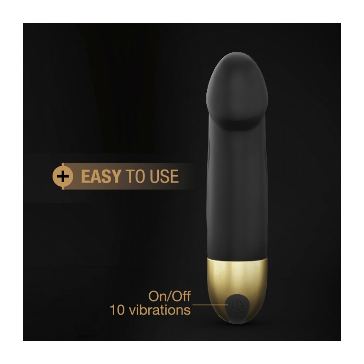 Vibrator Dorcel DOR193-SCHWARZ Negru S, 3, roseregalo.com