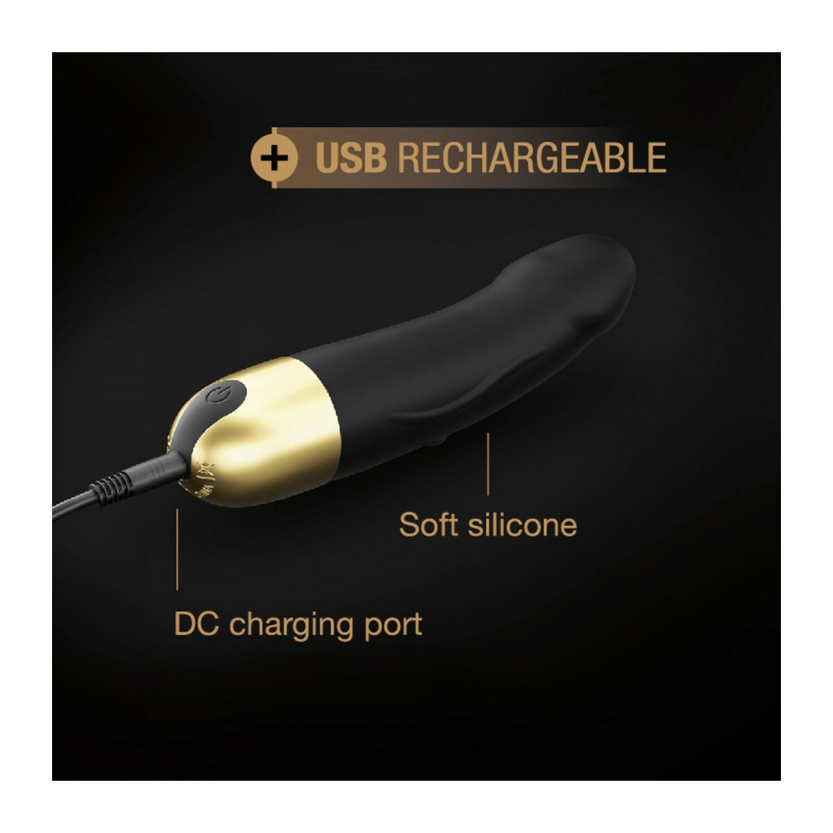Vibrator Dorcel DOR193-SCHWARZ Negru S, 5, roseregalo.com