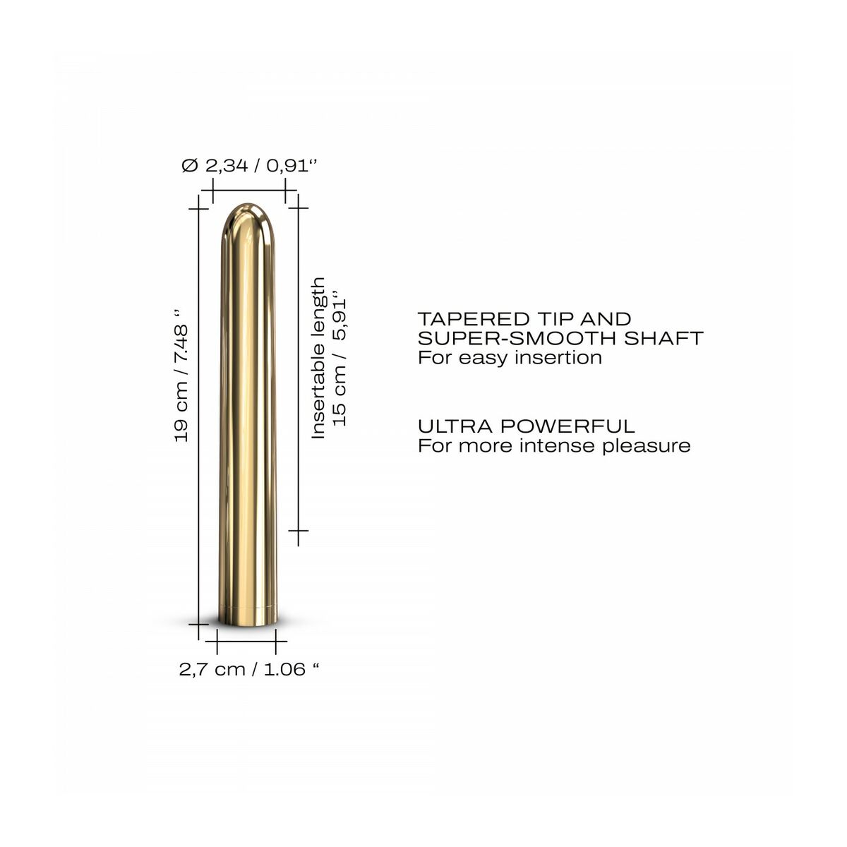 Vibrator Dorcel Auriu*, 4, roseregalo.com